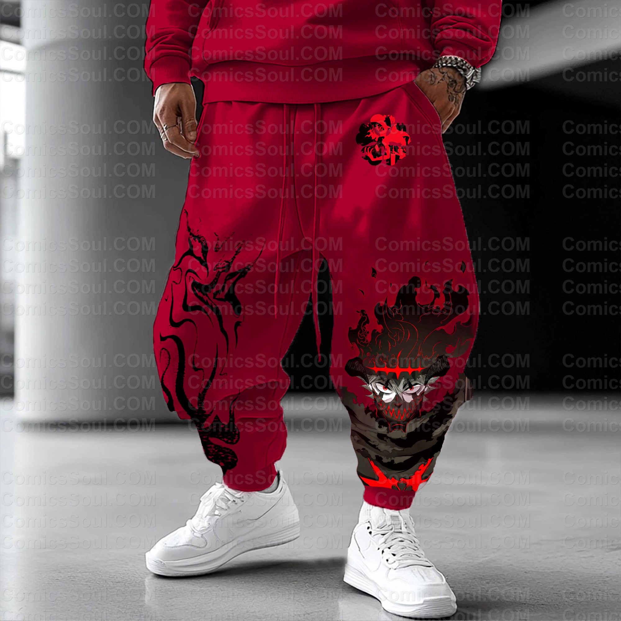 Unisex Anime Inspired Vintage Plush Pants
