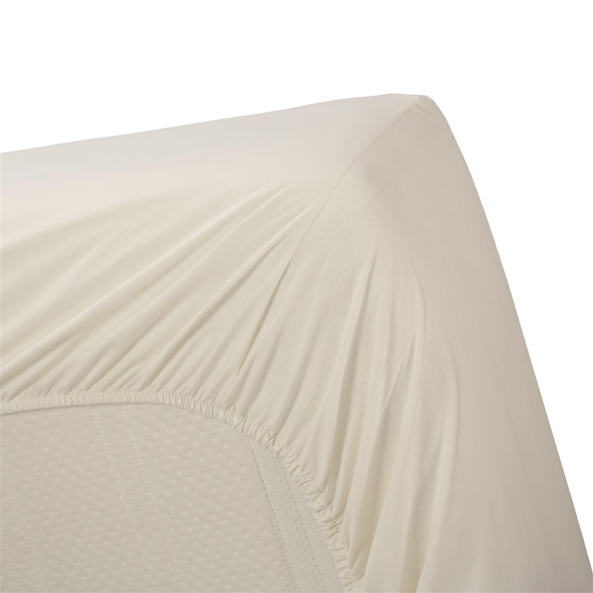 Beddinghouse Percale katoen - Hoeslaken - 180x220 - Gebroken wit