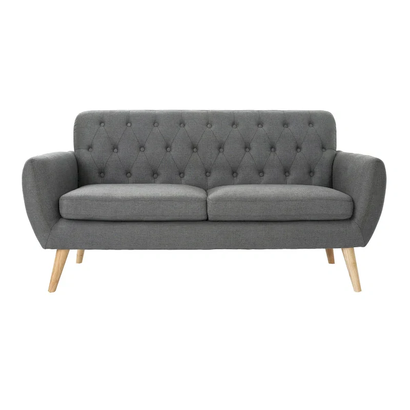 Christopher Knight Home Bernice Petite Sofa in Mid-Century Modern Style