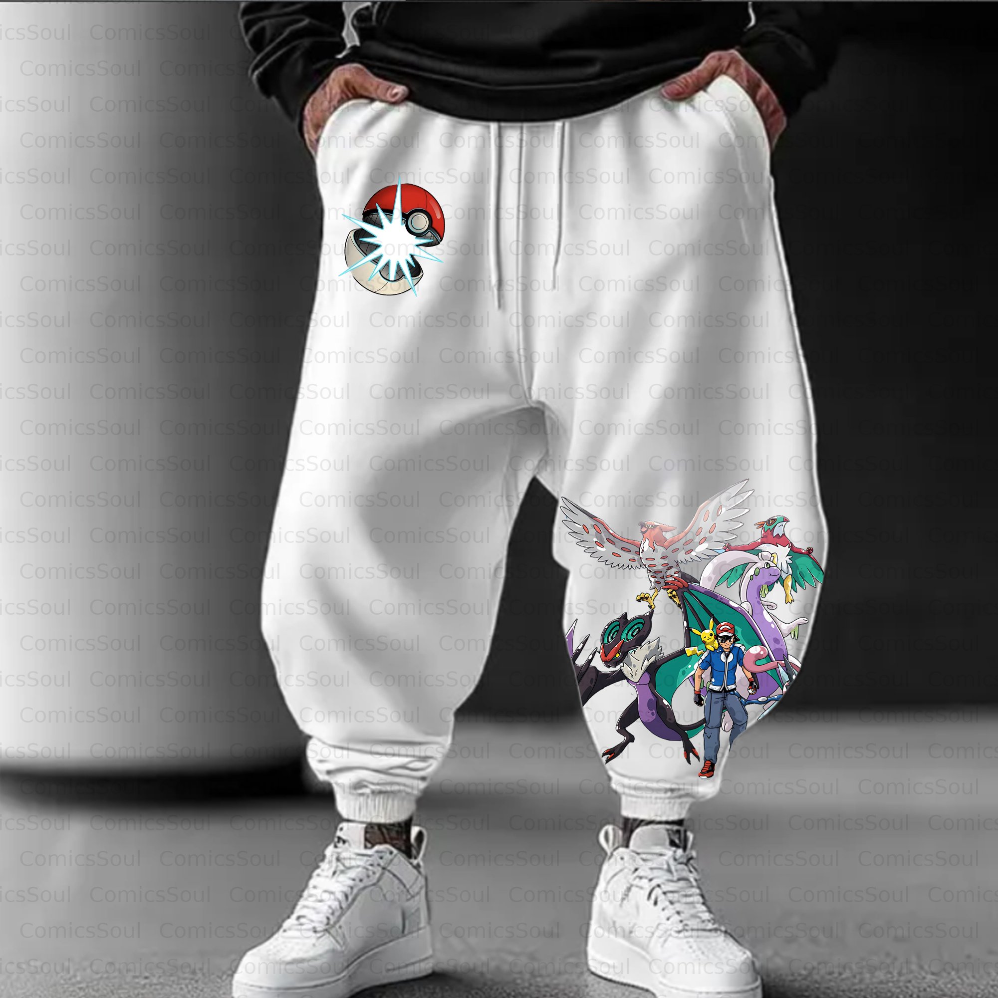 Unisex Casual Anime Streetwear Pant