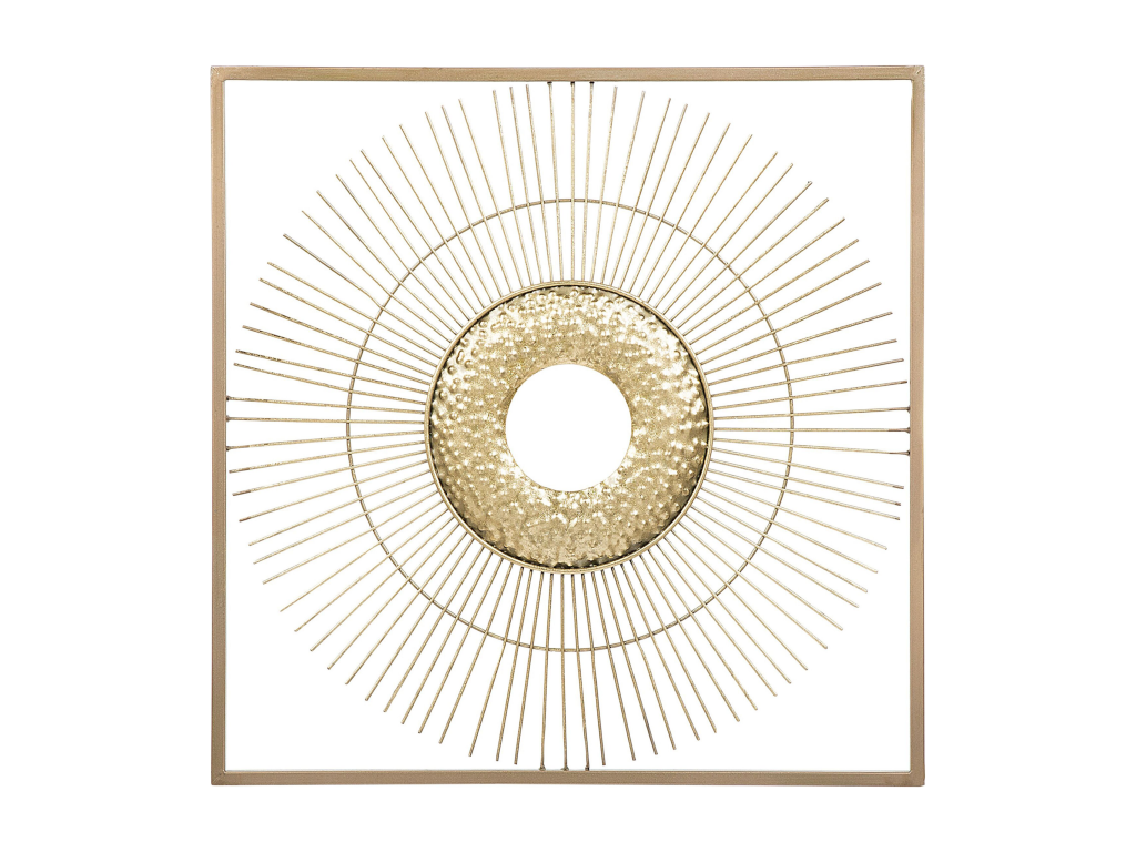 Decoración de pared MERCURY Metal Dorado