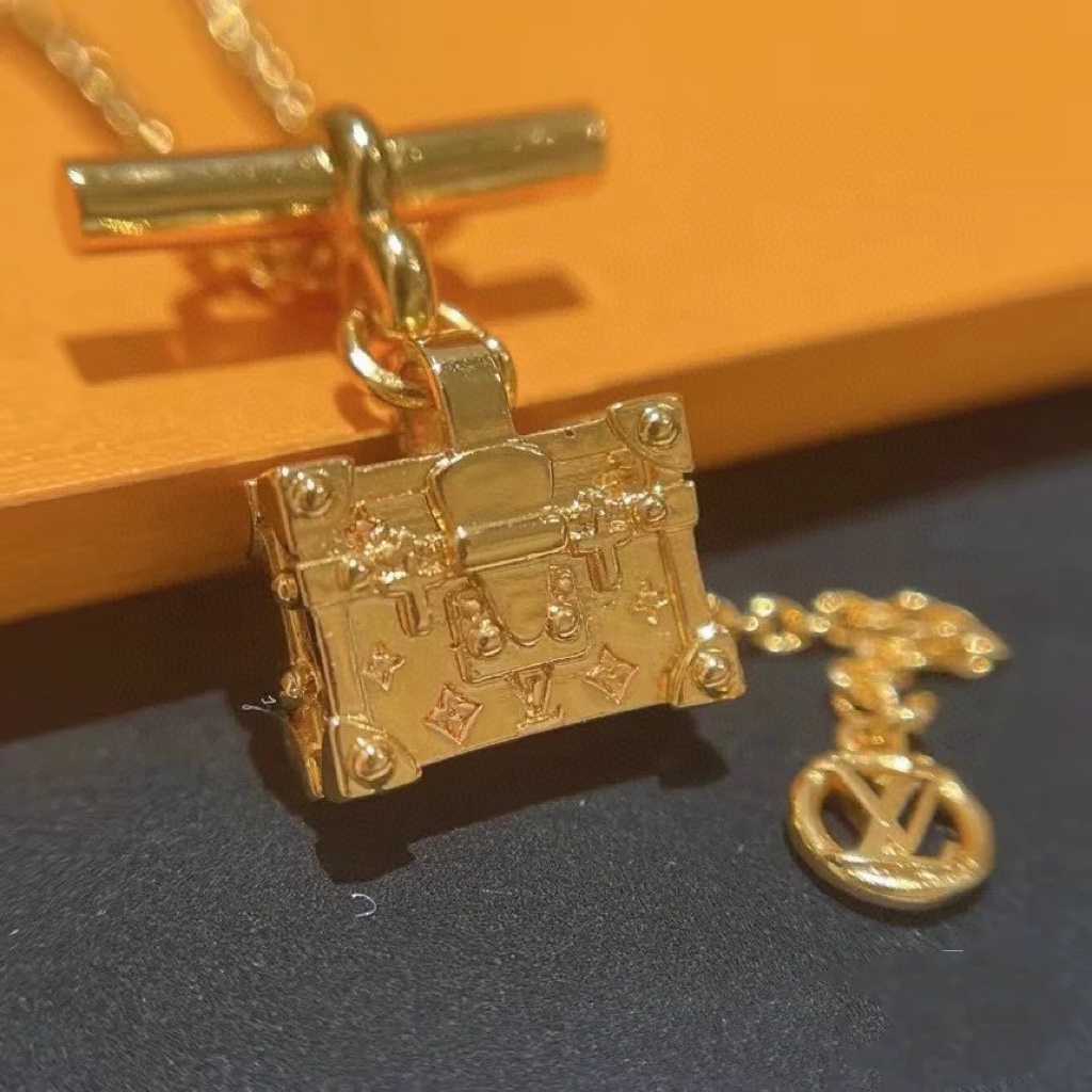 Louis Vuitton Handbag Pendant Necklace - Original Replica Club