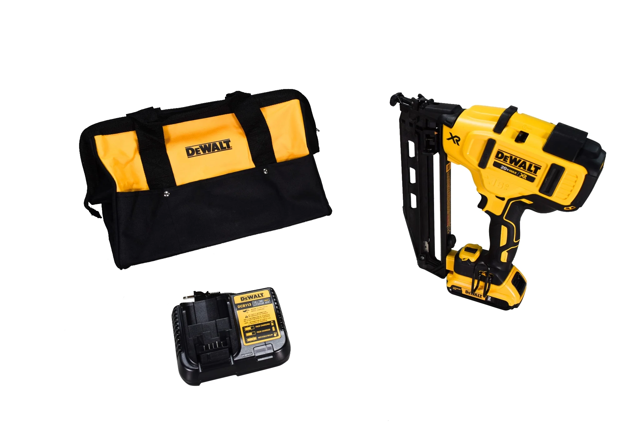 New DEWALT DCN660D1 Cordless Angled Finish Nailer Kit - 20V - Image 4