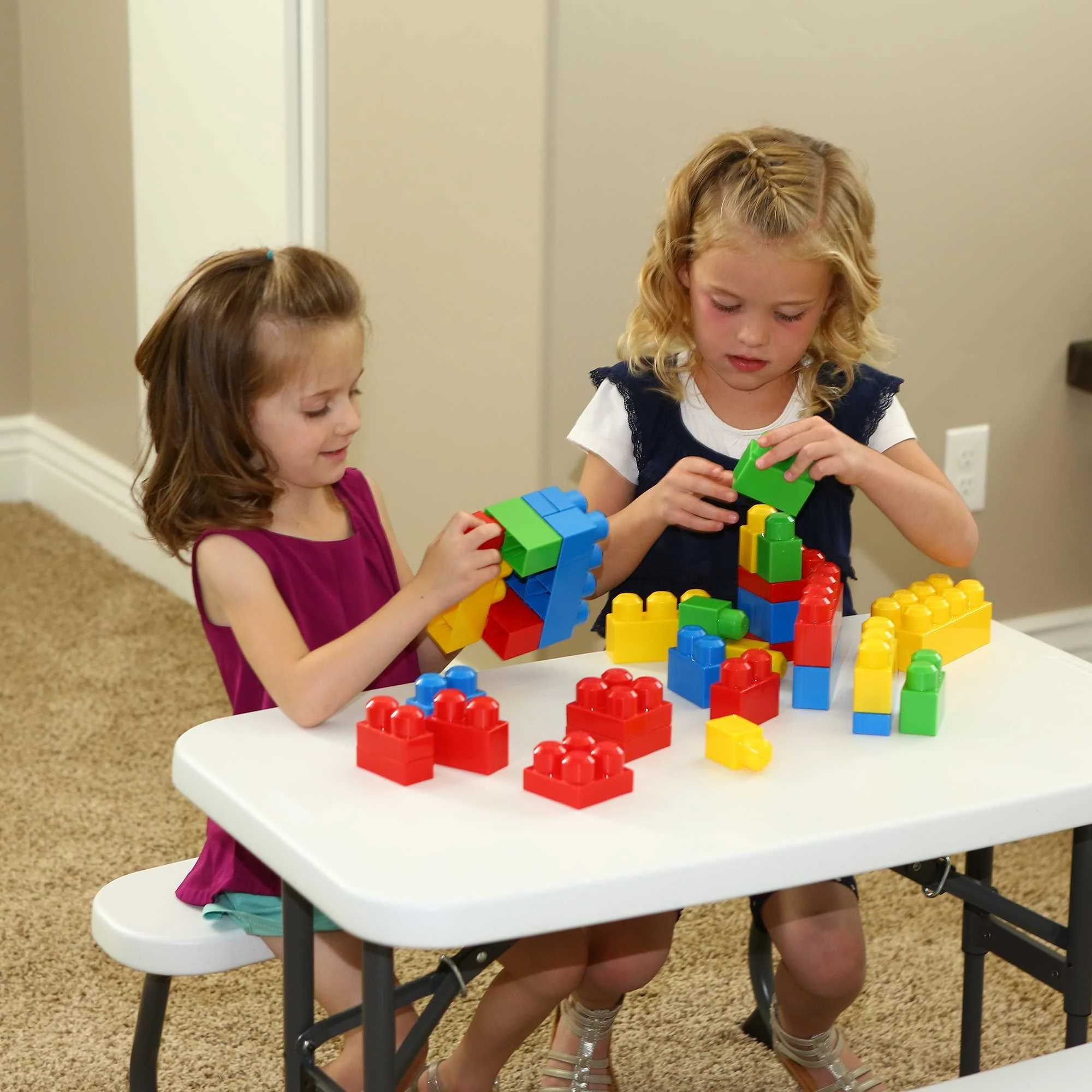 Lifetime Children's Picnic Table , White Granite (60239) - Image 3