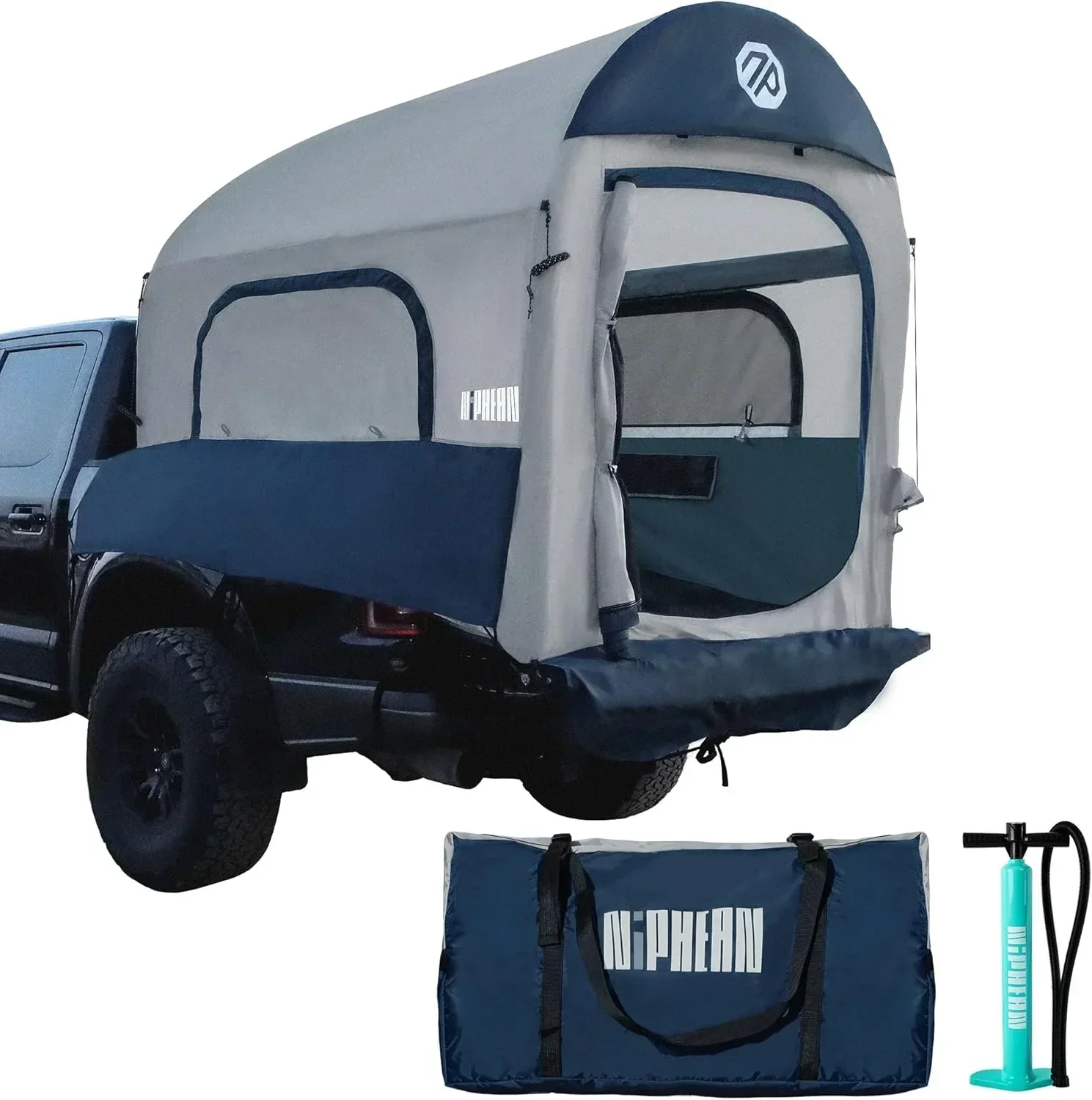 Inflatable Pickup Truck Bed Tent, 3 Person, 5.5ft-8ft - Image 2 Inflatable Pickup Truck Bed Tent, 3 Person, 5.5ft-8ft - Image 2