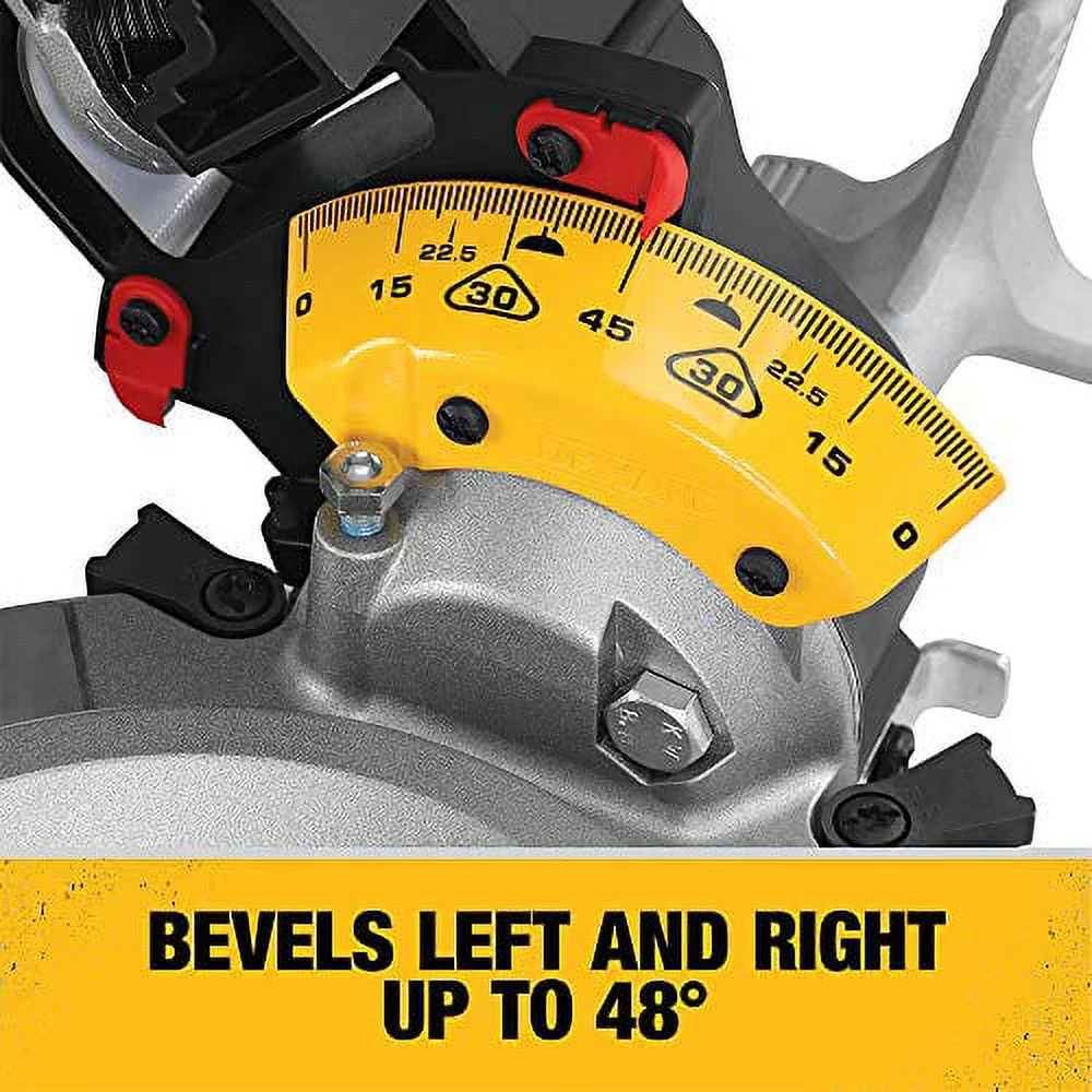 DEWALT 308351915 12 in. 15 Amp Compound Double Bevel Miter Saw - Image 4