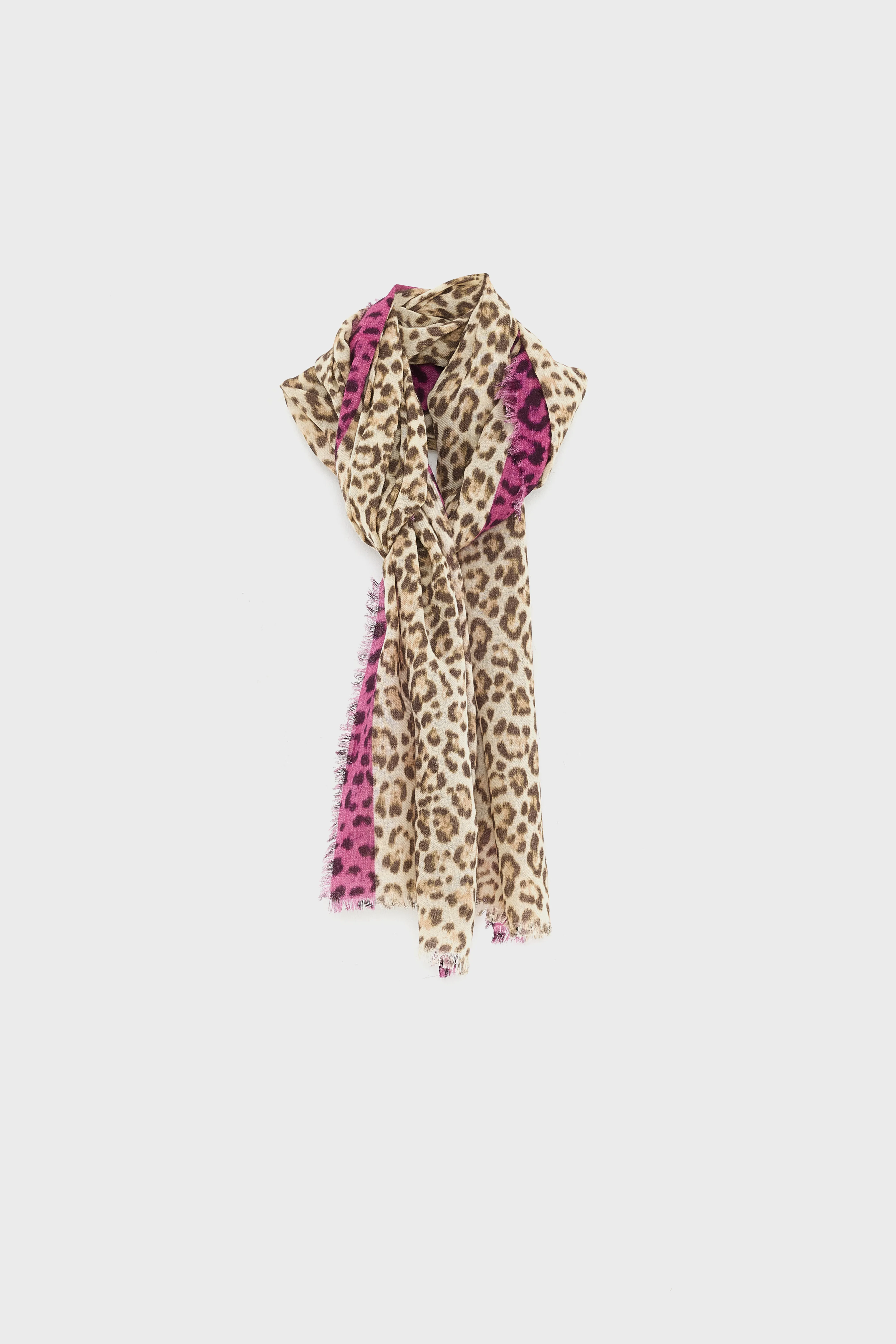 Bellerose Sowo leopard-print scarf (261 / W / DISPLAY A)