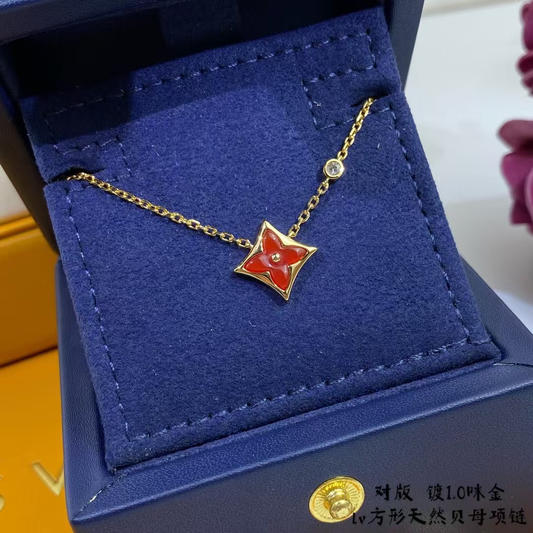 Louis Vuitton Color Blossom BB Star Pendant Necklaces - Original Replica Club