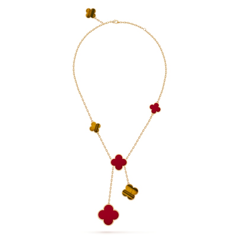 Replicate Magic Alhambra necklace, 6 motifs(1:1 replica) - Original Replica Club