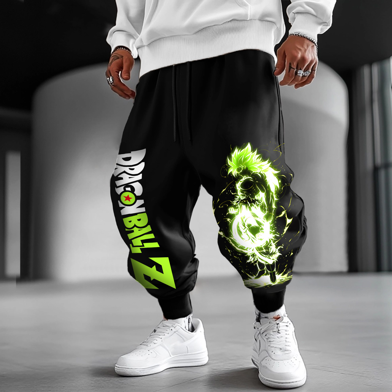 Unisex Casual Anime Streetwear Pants