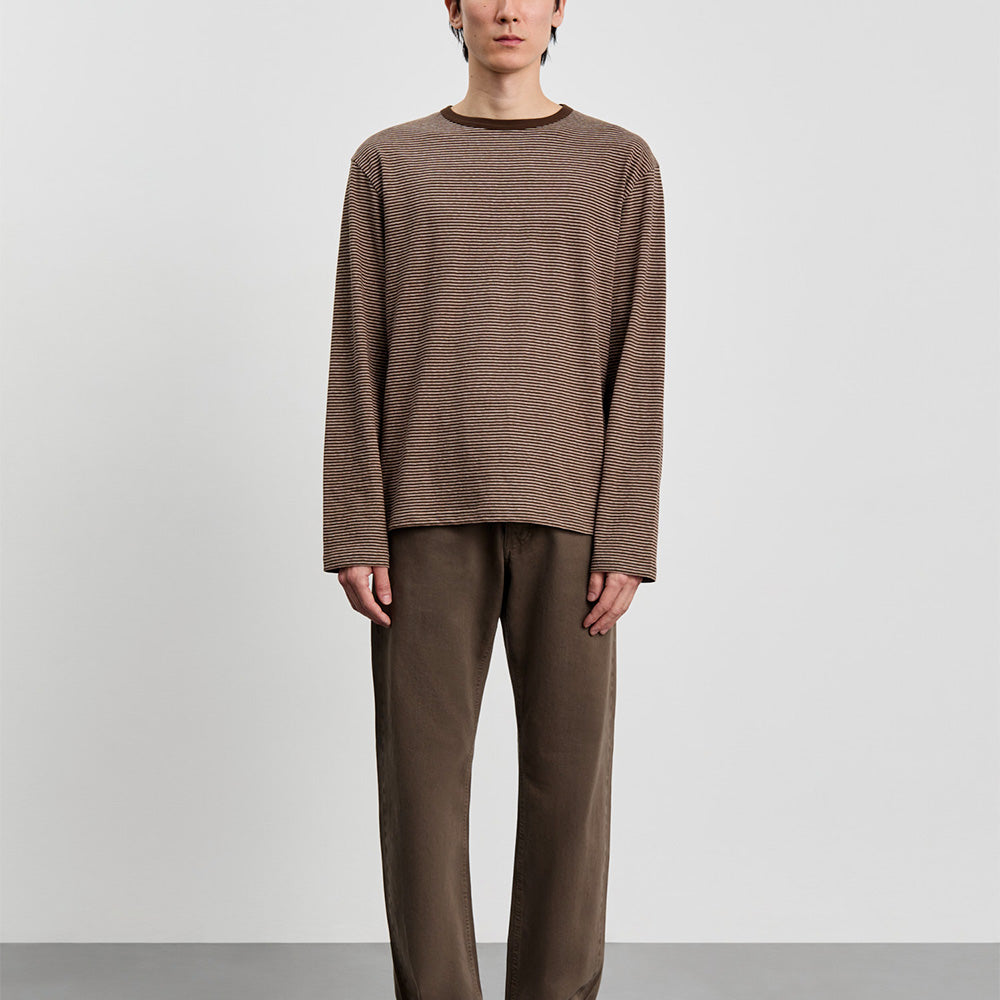 Another Aspect - T-shirt 3.0 - Marron Stripe