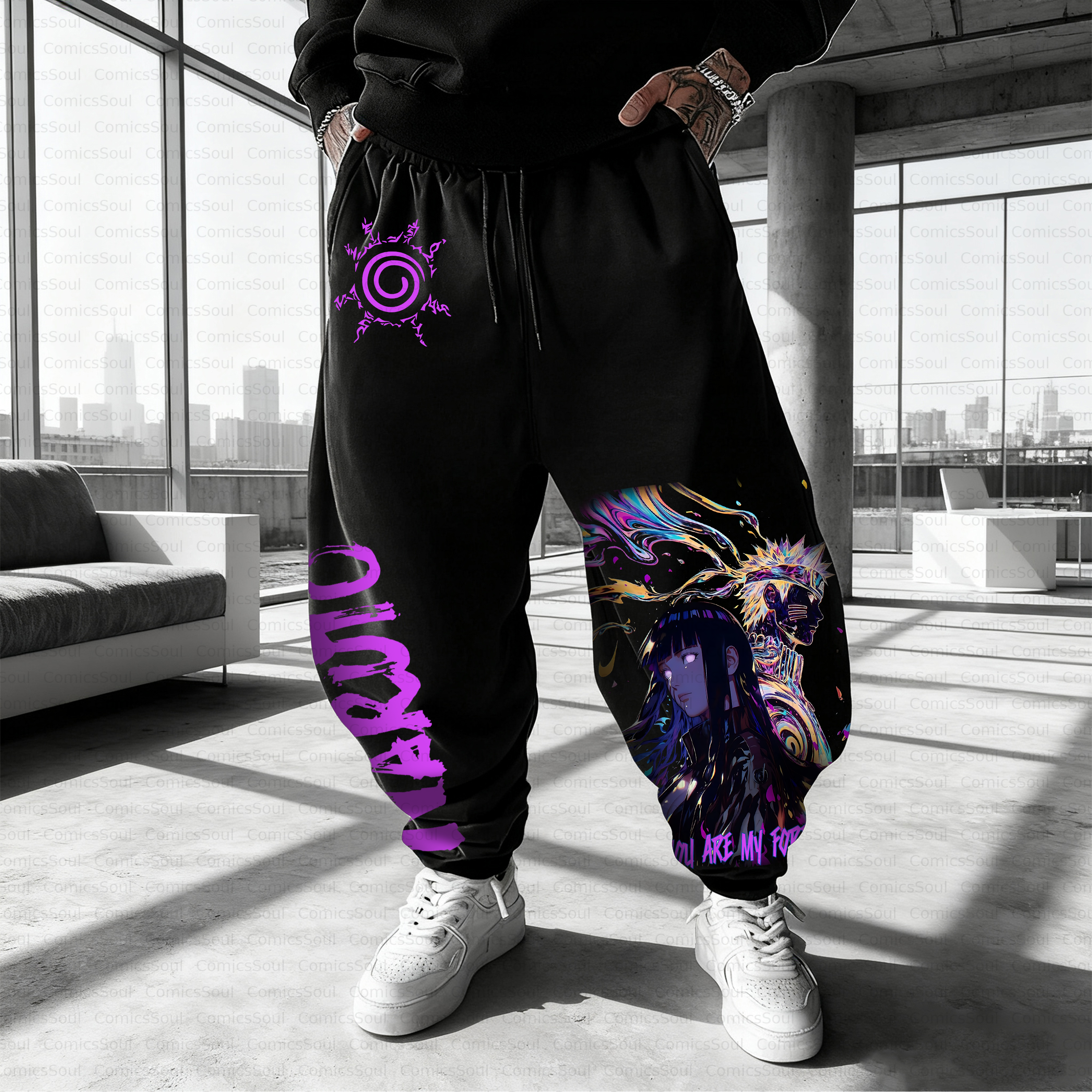 Unisex Casual Anime Streetwear Pant
