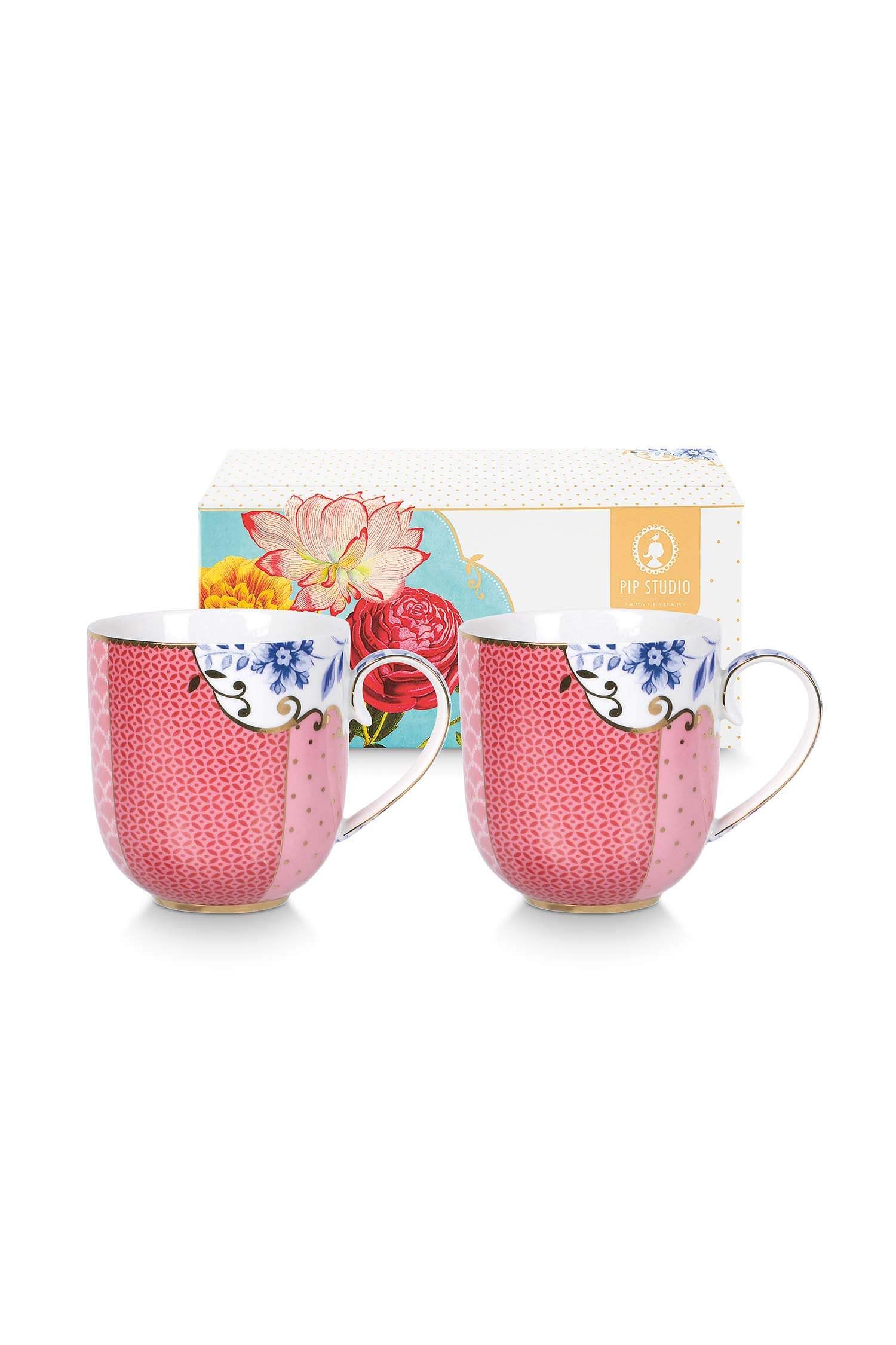 Set/2 Mugs Royal Pink 260ml