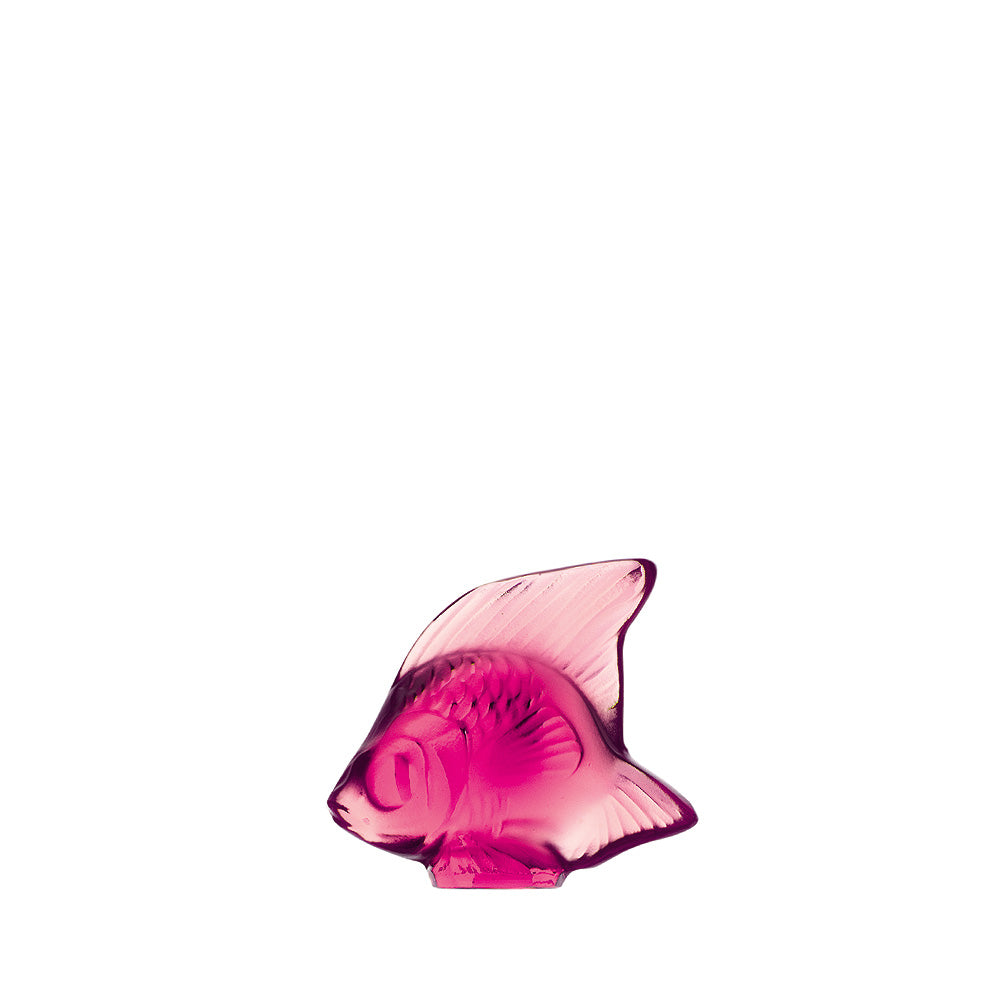 SCULPTURE POISSON - CRISTAL FUCHSIA