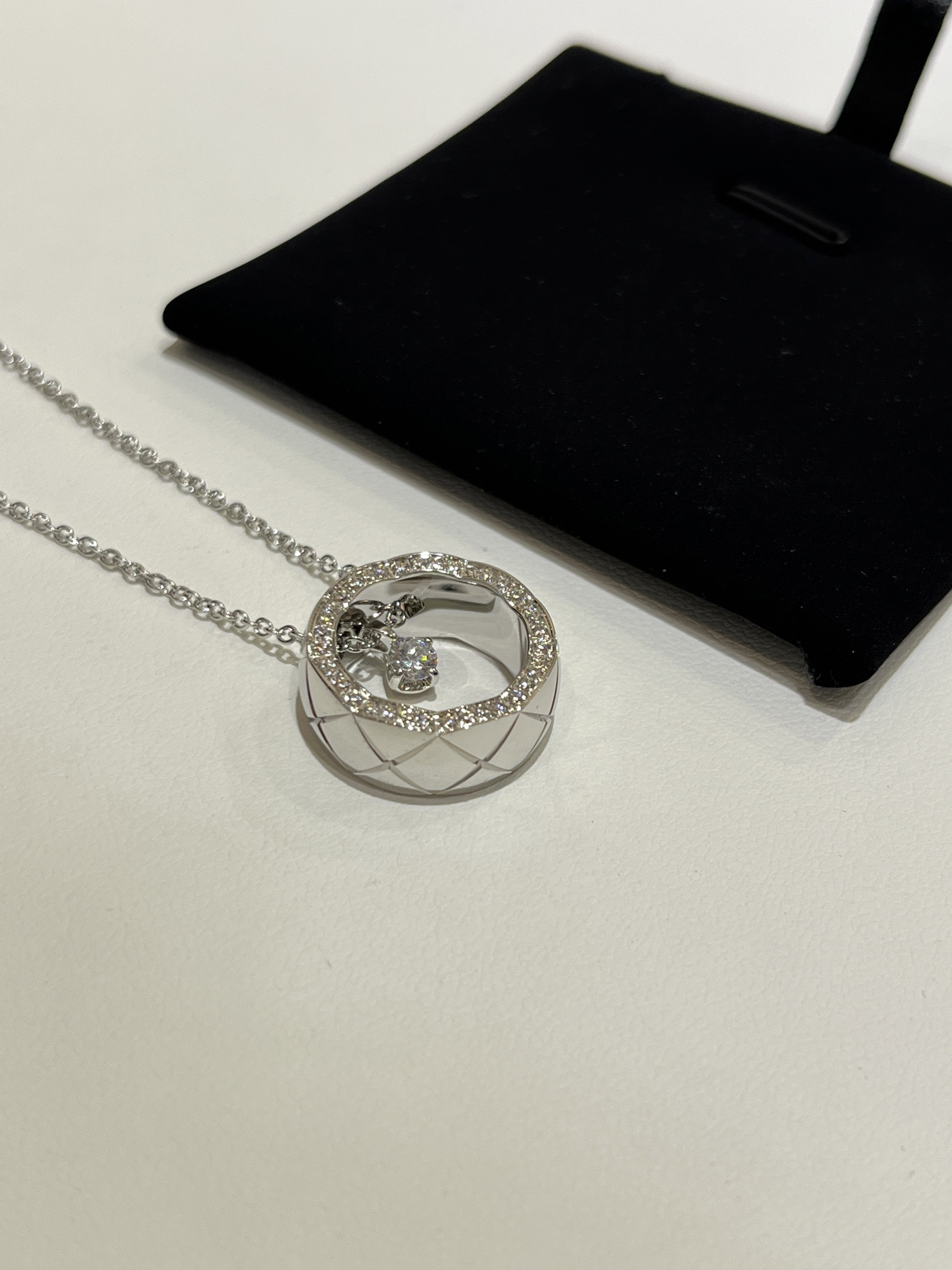 Chanel Coco Collier Necklace in Silver Color - Original Replica Club