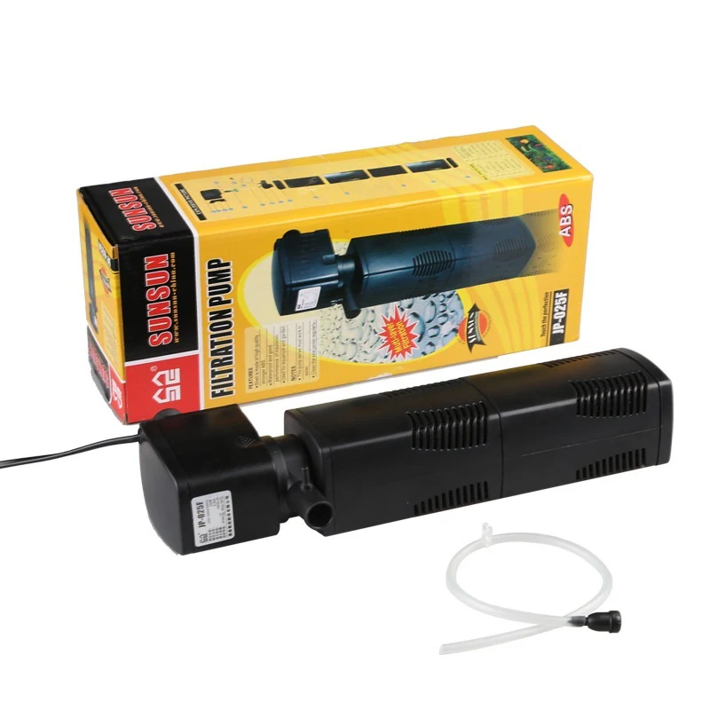 3-in-1 Fish Tank Aquarium Internal Filter Pump – Submersible Water Filter Oxygen Pump