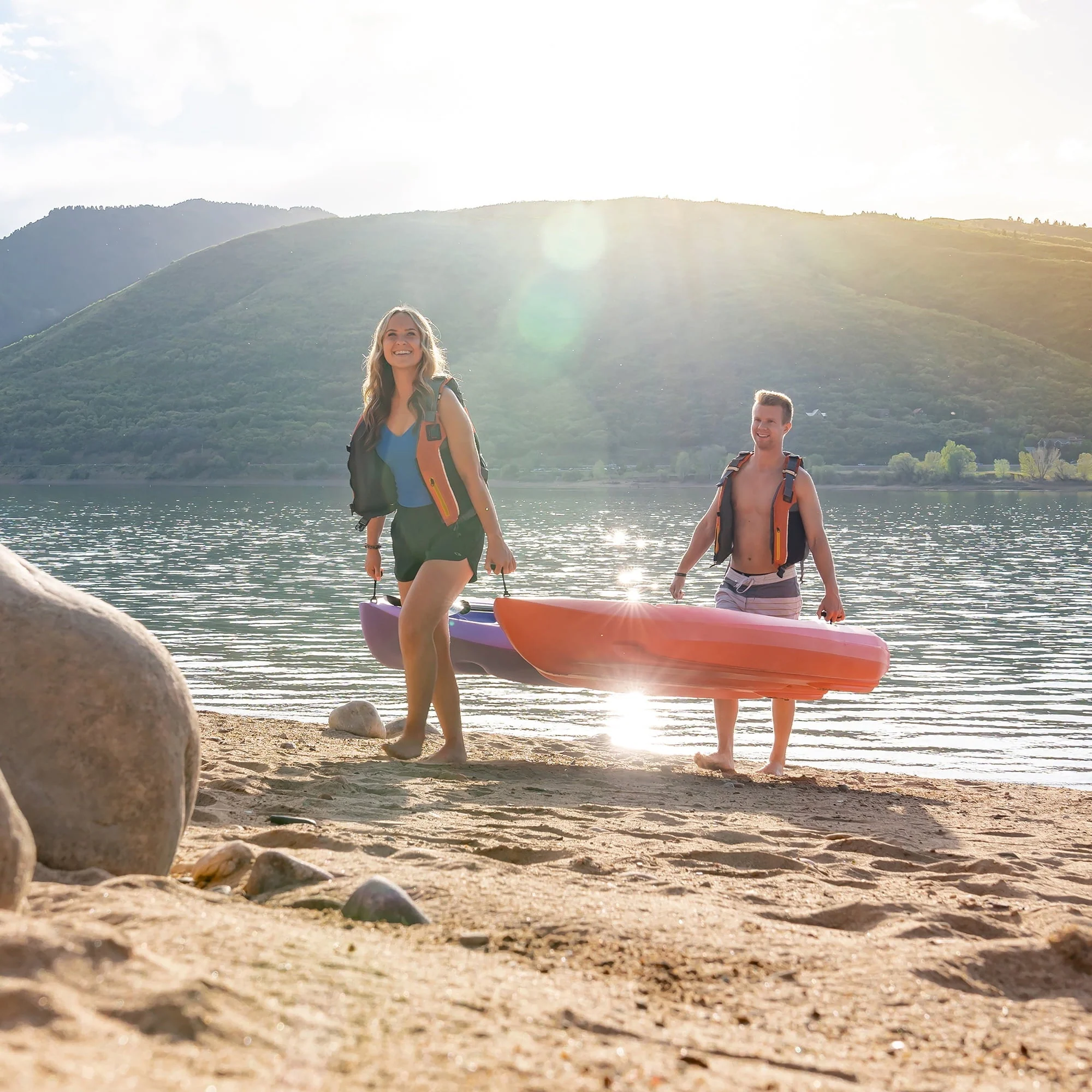 Lifetime Daylite 8 ft Sit-on-Top Kayak, Red (90775) - Image 10