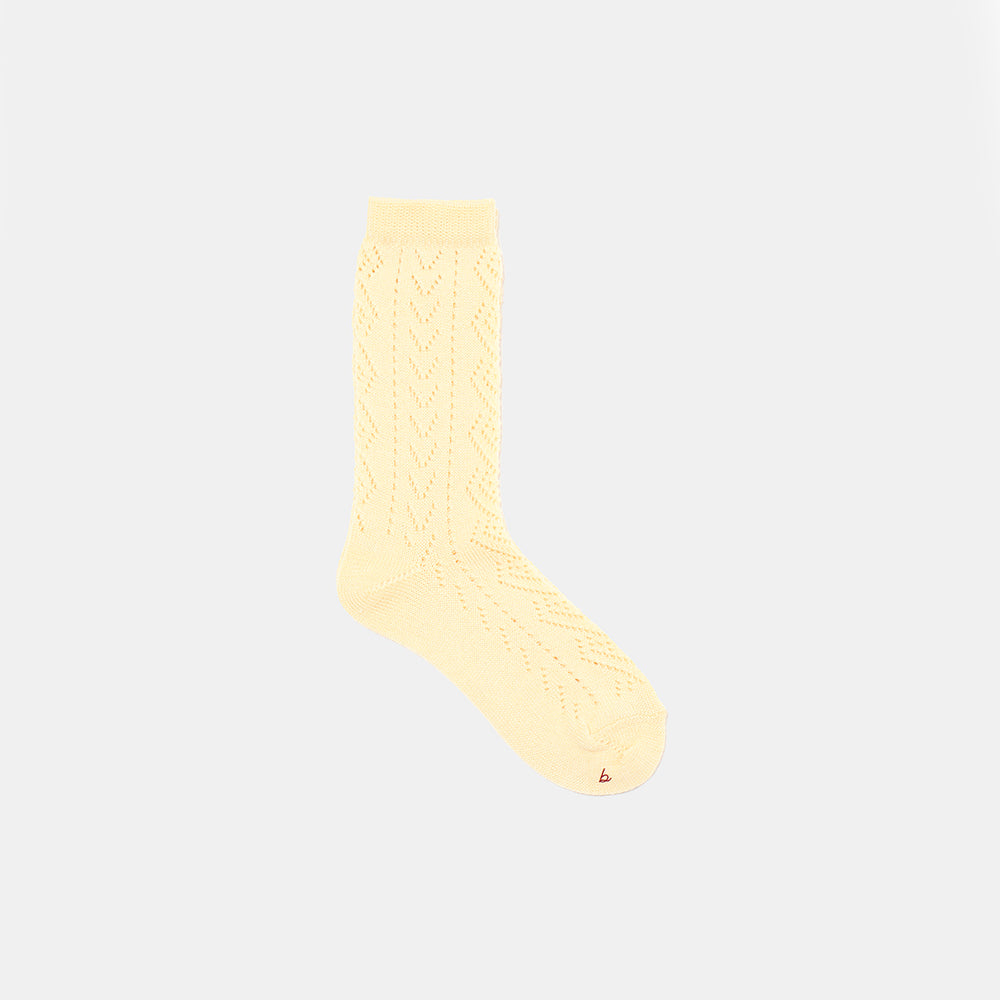Babaco - Chaussettes Eyelet - Crème