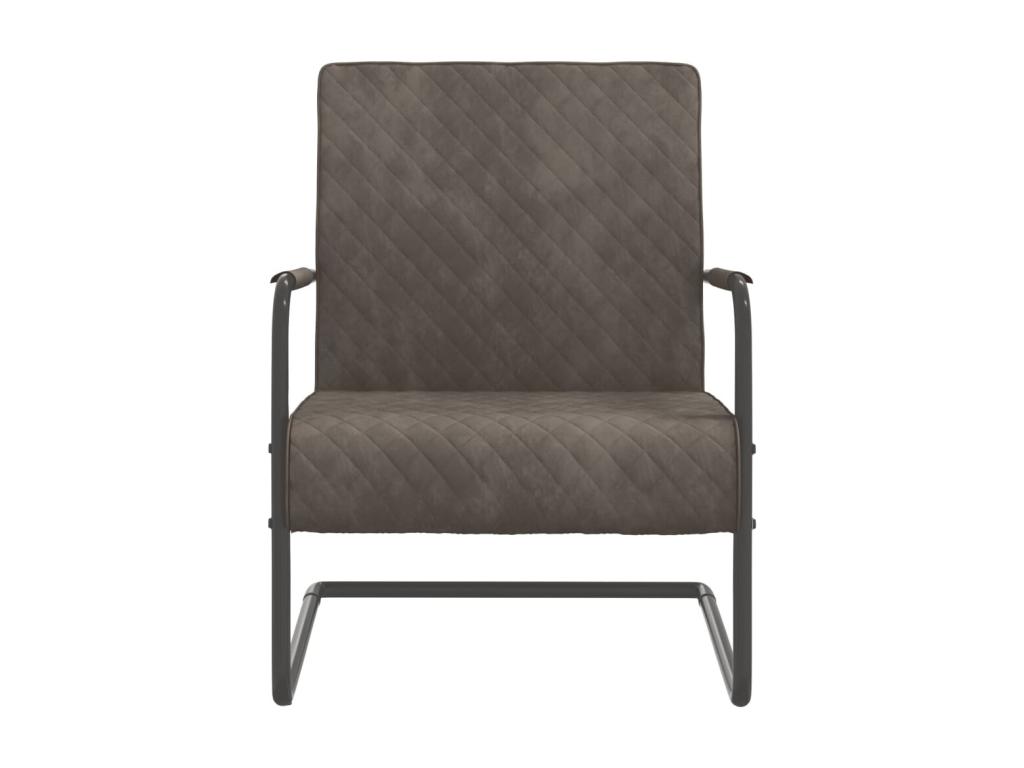 Silla cantilever Joliven gris claro