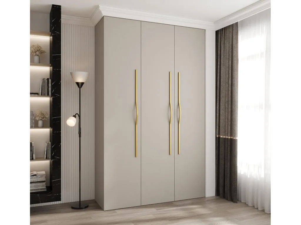 Armario Homepleno 2 con puertas batientes 245.5/150/50 3 puertas (cachemira/oro) aqak63044
