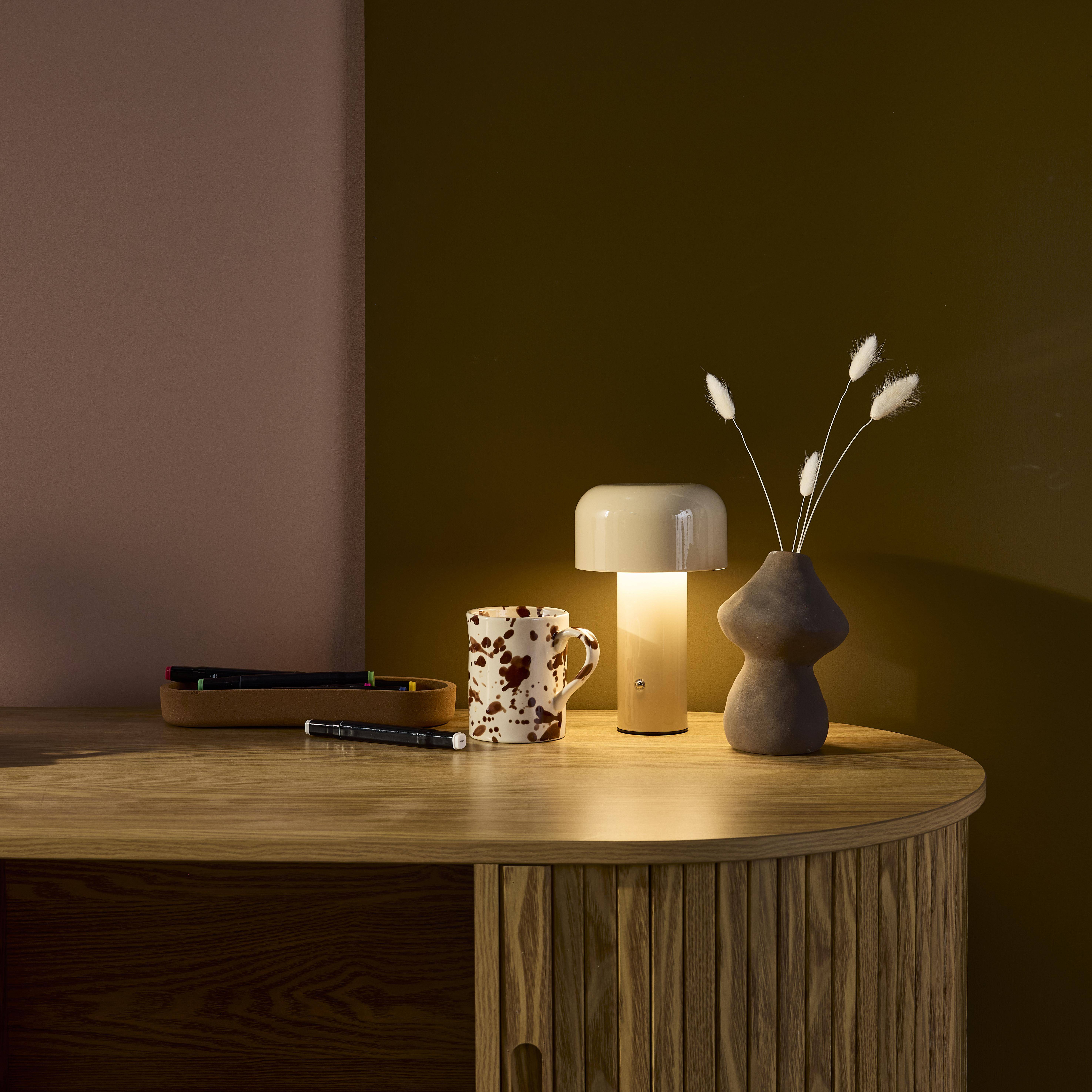 Victor - Lámpara LED de metal para mesa interior, 13cm