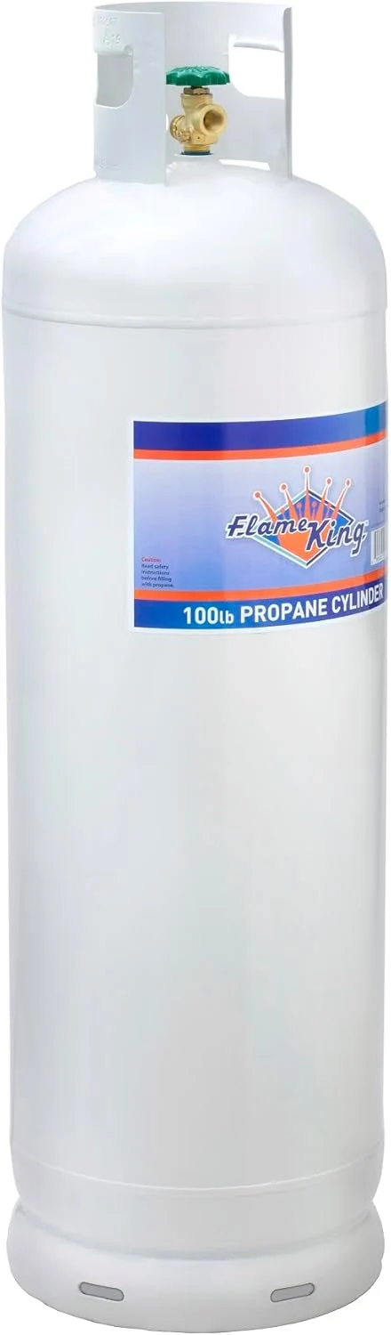 100Lb Steel Propane Tank Cylinder with Pol Valve - valve108270_163892