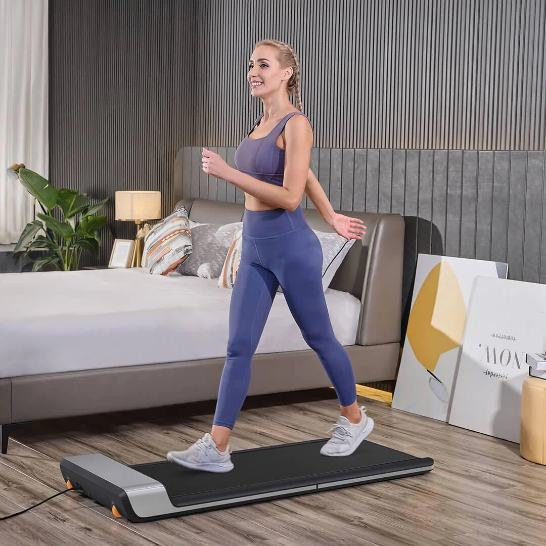 WalkingPad Folding Treadmill, Ultra Slim Foldable Treadmill Smart Fold Walking Pad Portable Safety Non Holder Gym and Running Device P1 Grey 0.5-3.72MPH - Image 4