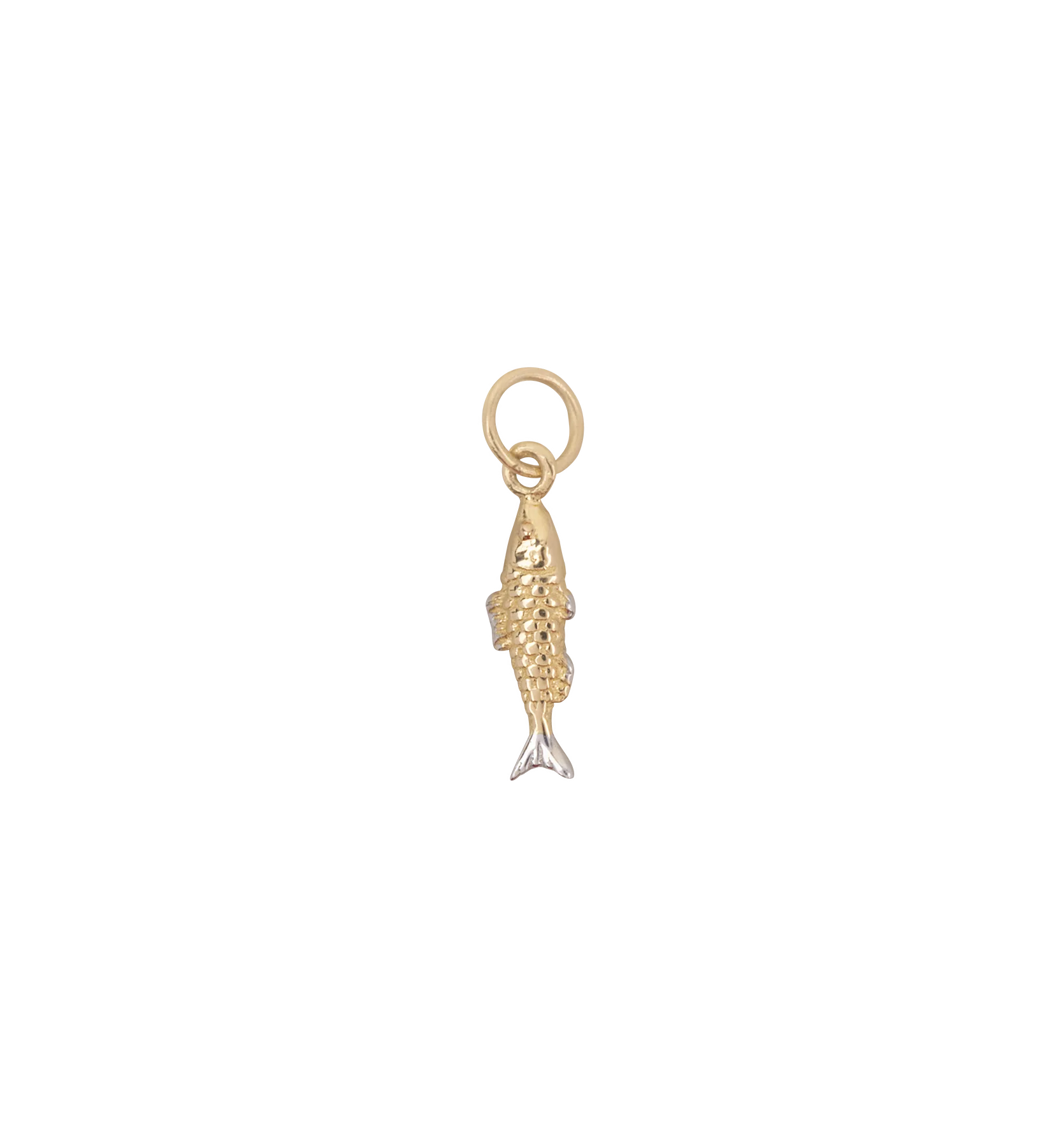 Lucky Fish Piercing Charm 14K