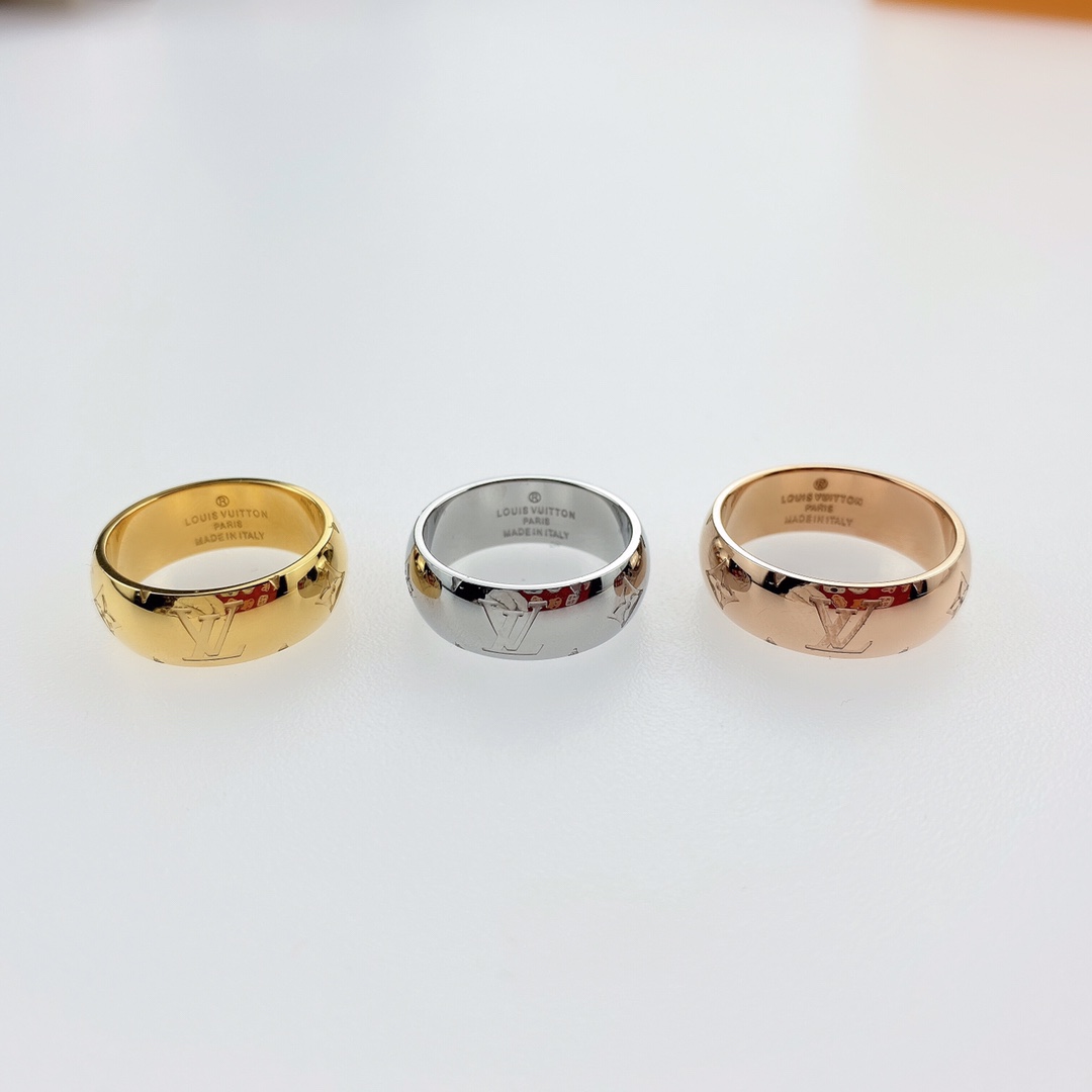 Louis Vuitton Monogram Men's Board Ring - Original Replica Club
