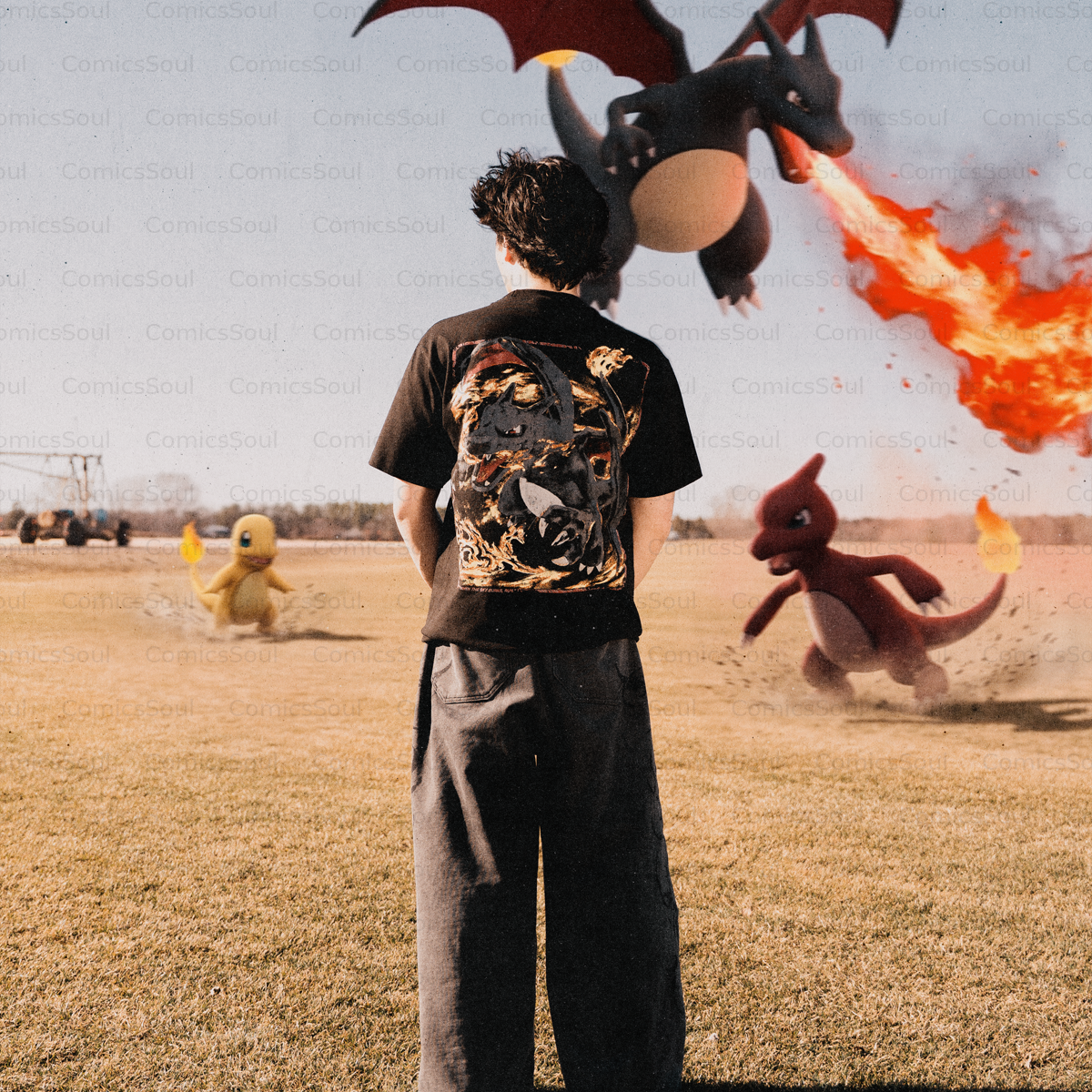Unisex Anime FLASHFIRE    Inspired Vintage T-Shirt