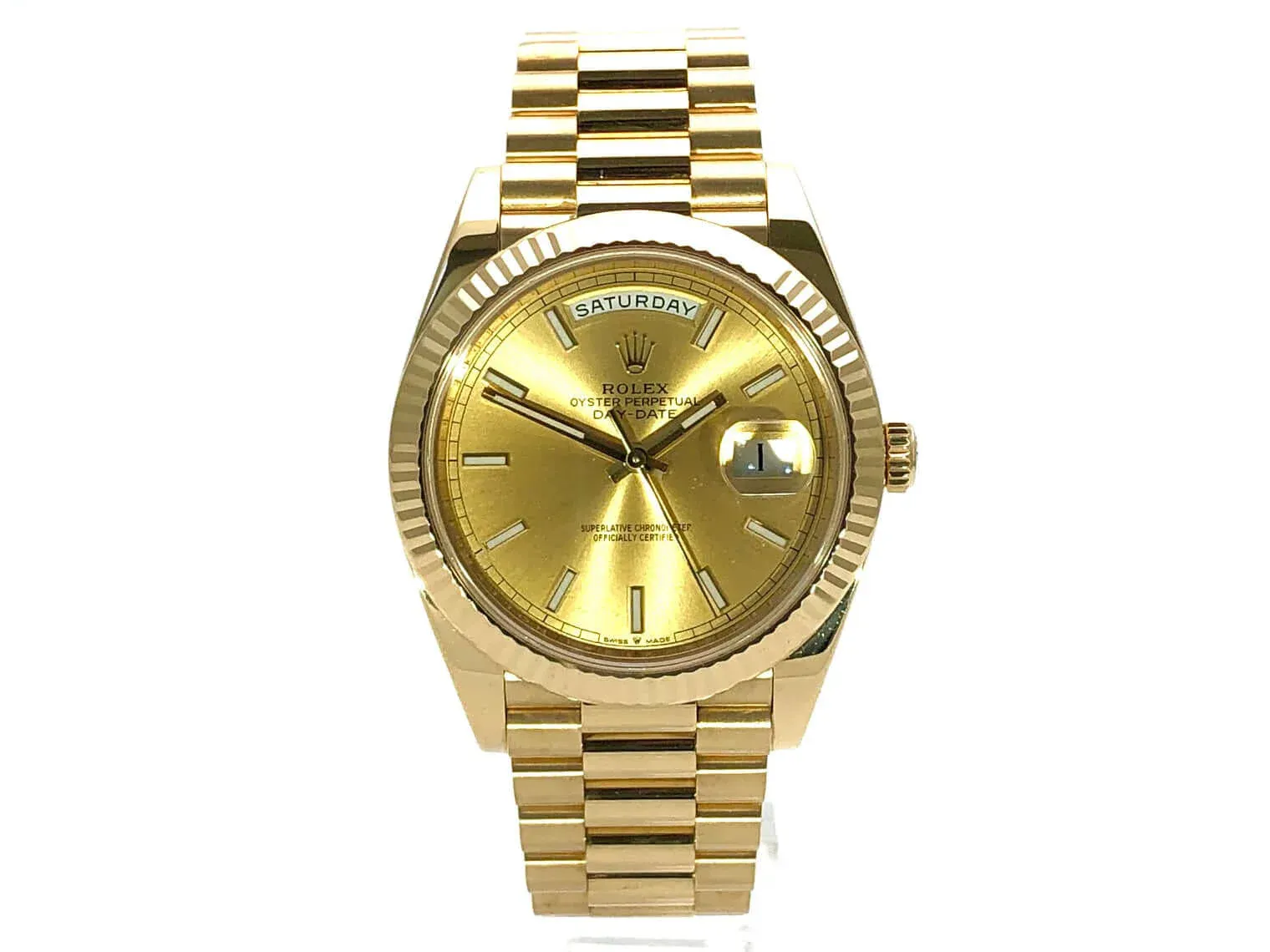 Rolex Day-Date II 40mm Champagne Dial 228238