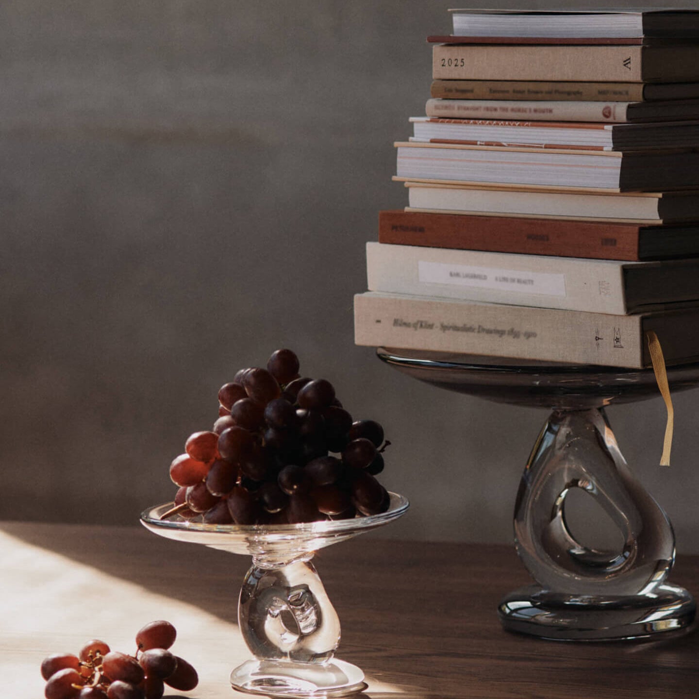 Ferm Living Damo Glazen Etagère - Ø 21 cm - Transparant