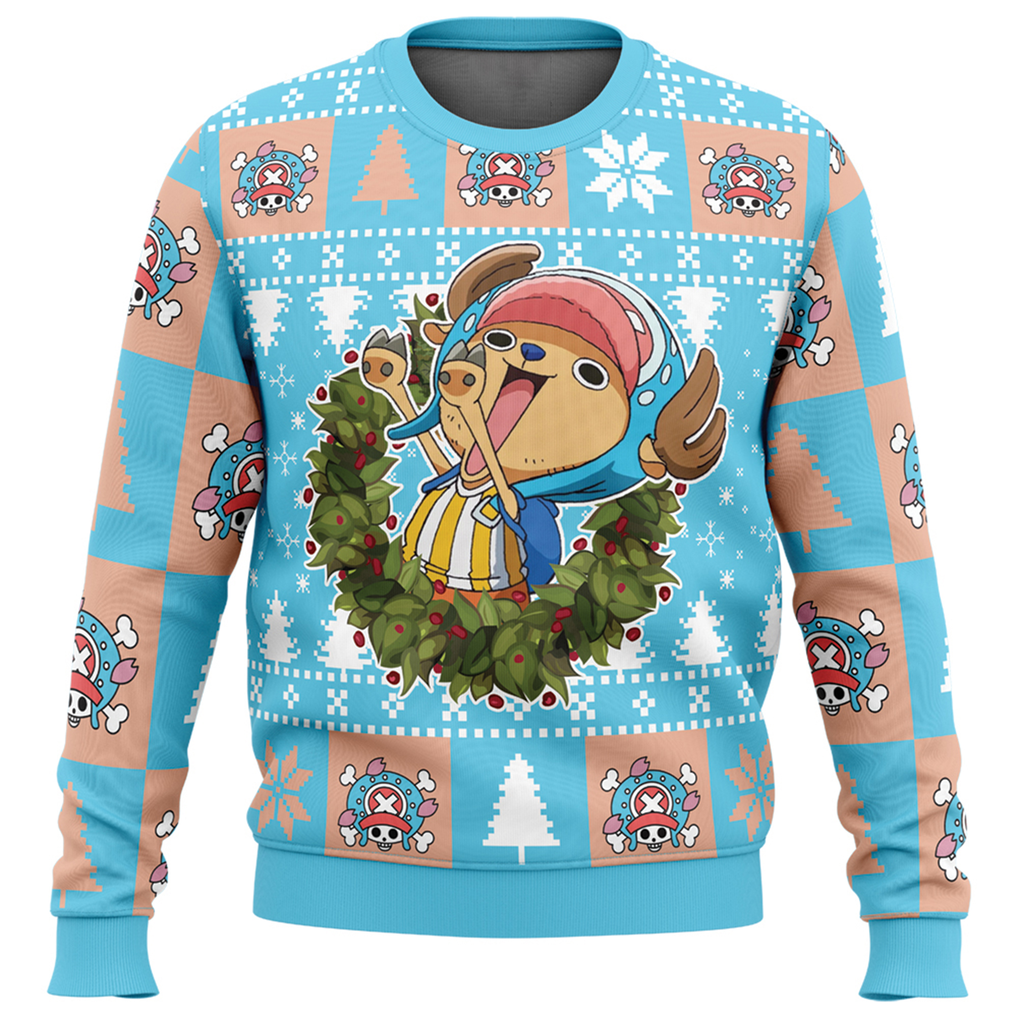 Unisex Anime Ugly Christmas Sweater TeeThreads Sustain the Scene with Custom Apparel