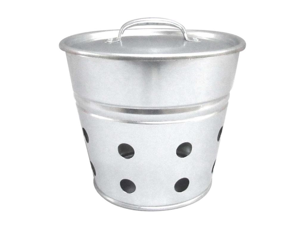 Cubo de lombricompostaje de acero galvanizado 5 Litros