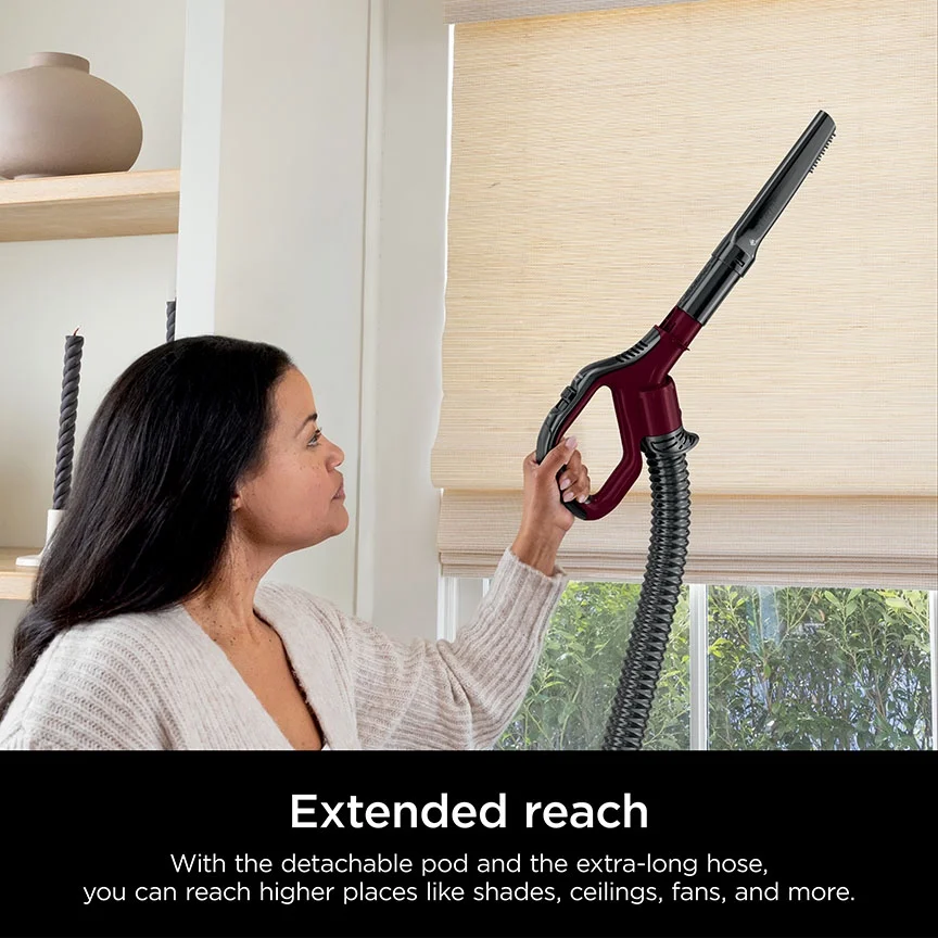 Shark Detect Lift-Away ADV Corded Upright Vacuum with PowerFins Detect, Self-Cleaning Brushroll & Odor Neutralizer Technology, LA492, Burgundy - Image 4