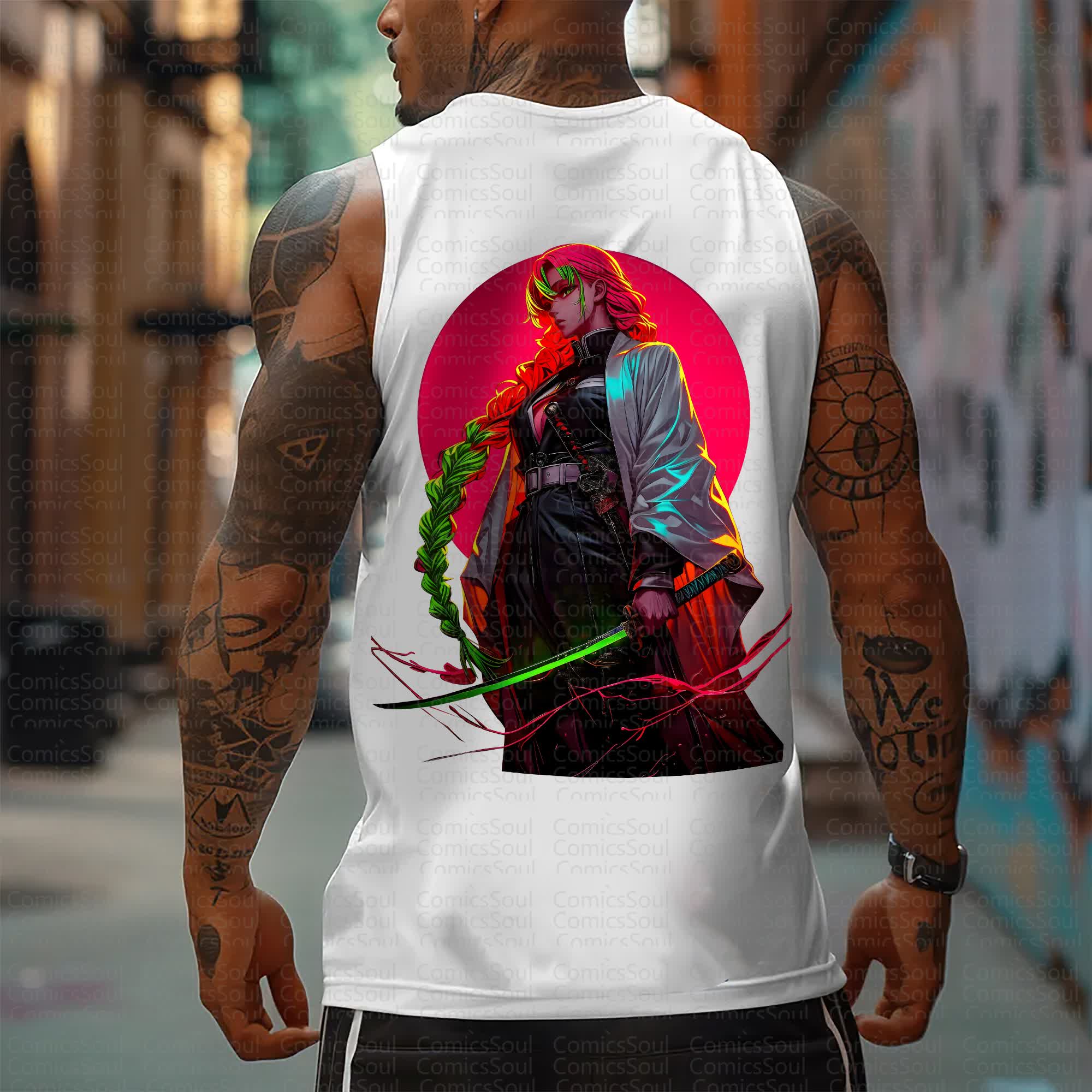 Unisex “Comicssoul” Casual Anime  Tank Top
