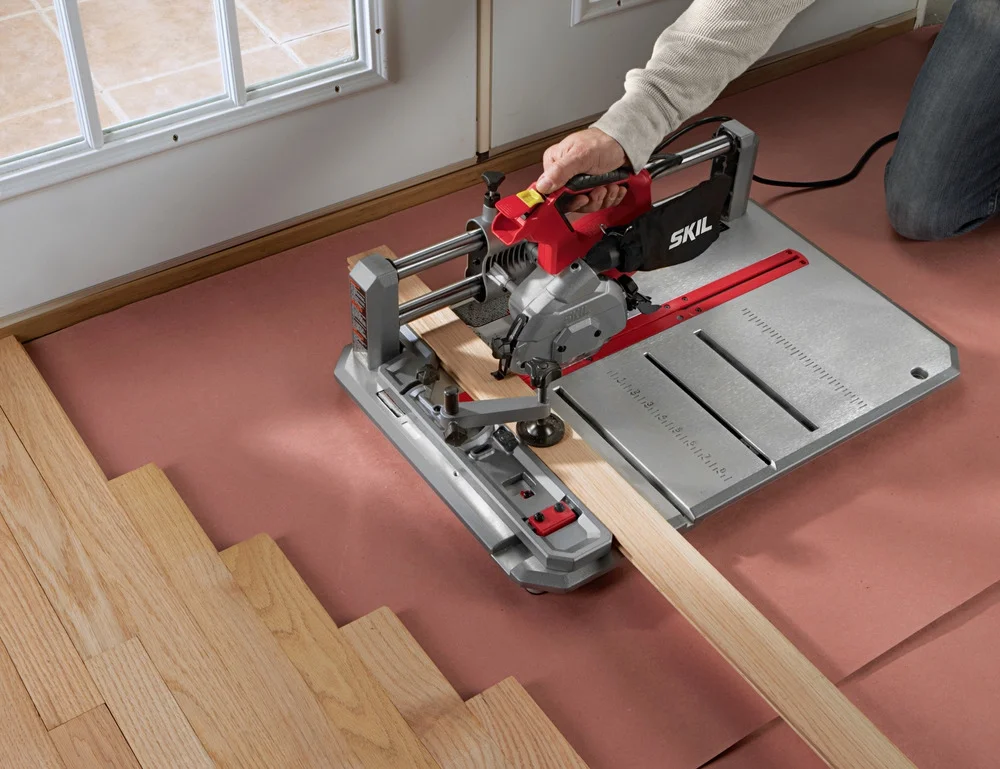 SKIL 3601-02 7-Amp Corded Electric Flooring Saw with 36T Contractor Blade - Image 5