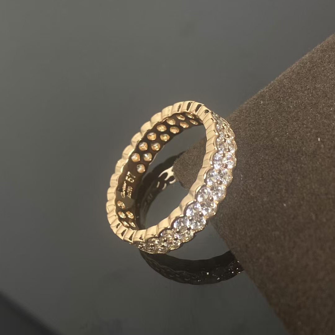 Cartier Diamond Paved Ring - Wide - Original Replica Club