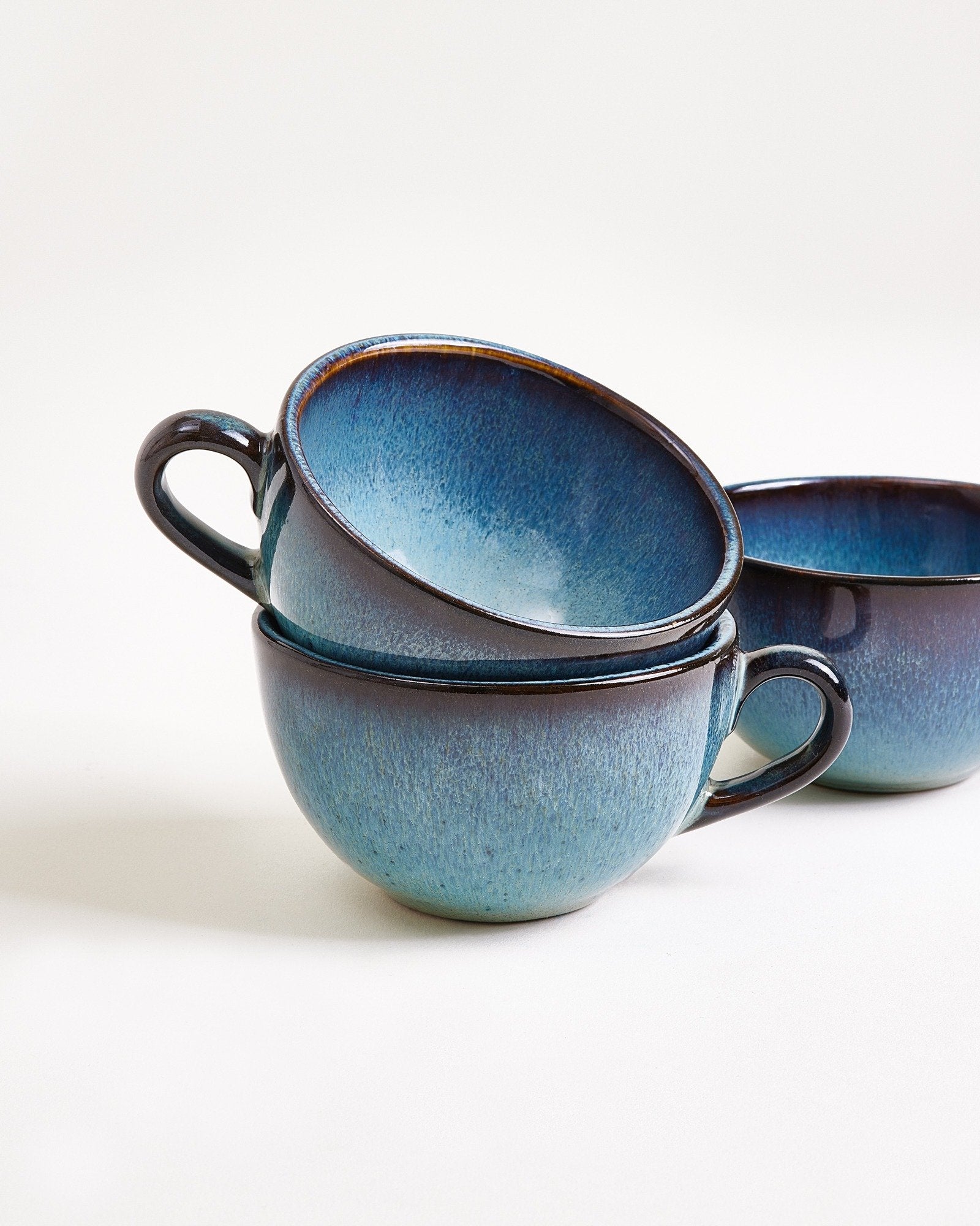 Madeira Cappuccinotasse classic grünblau