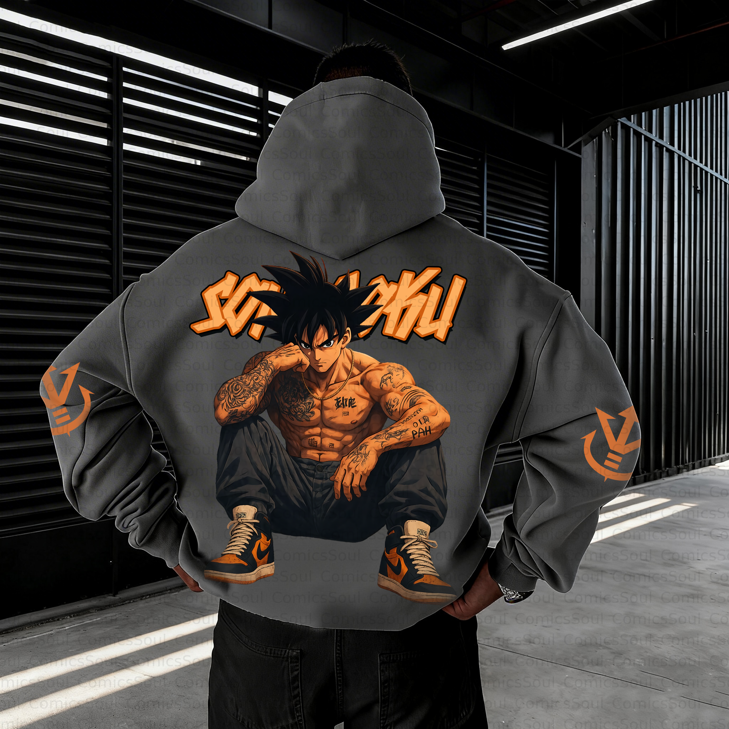 Unisex Anime Inspired Vintage Plush Hoodie