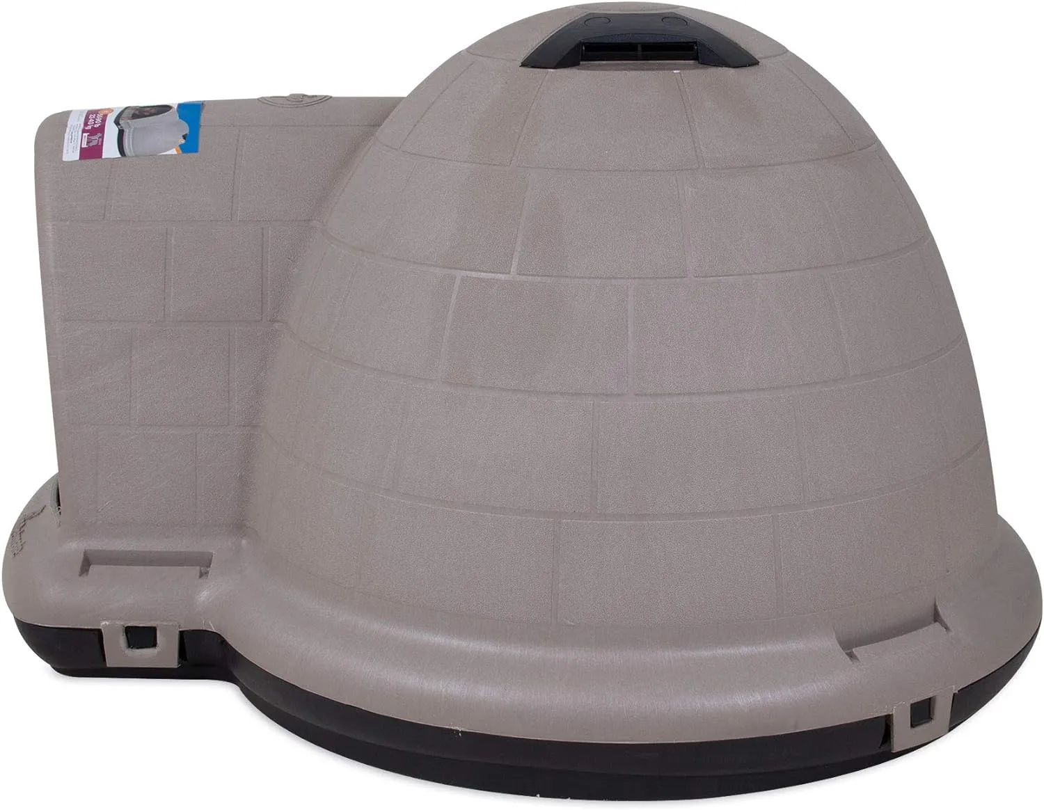 Petmate Indigo Dog House (Igloo Dog House. Made in USA with 90% Recycled Materials. All-Weather Protection Pet