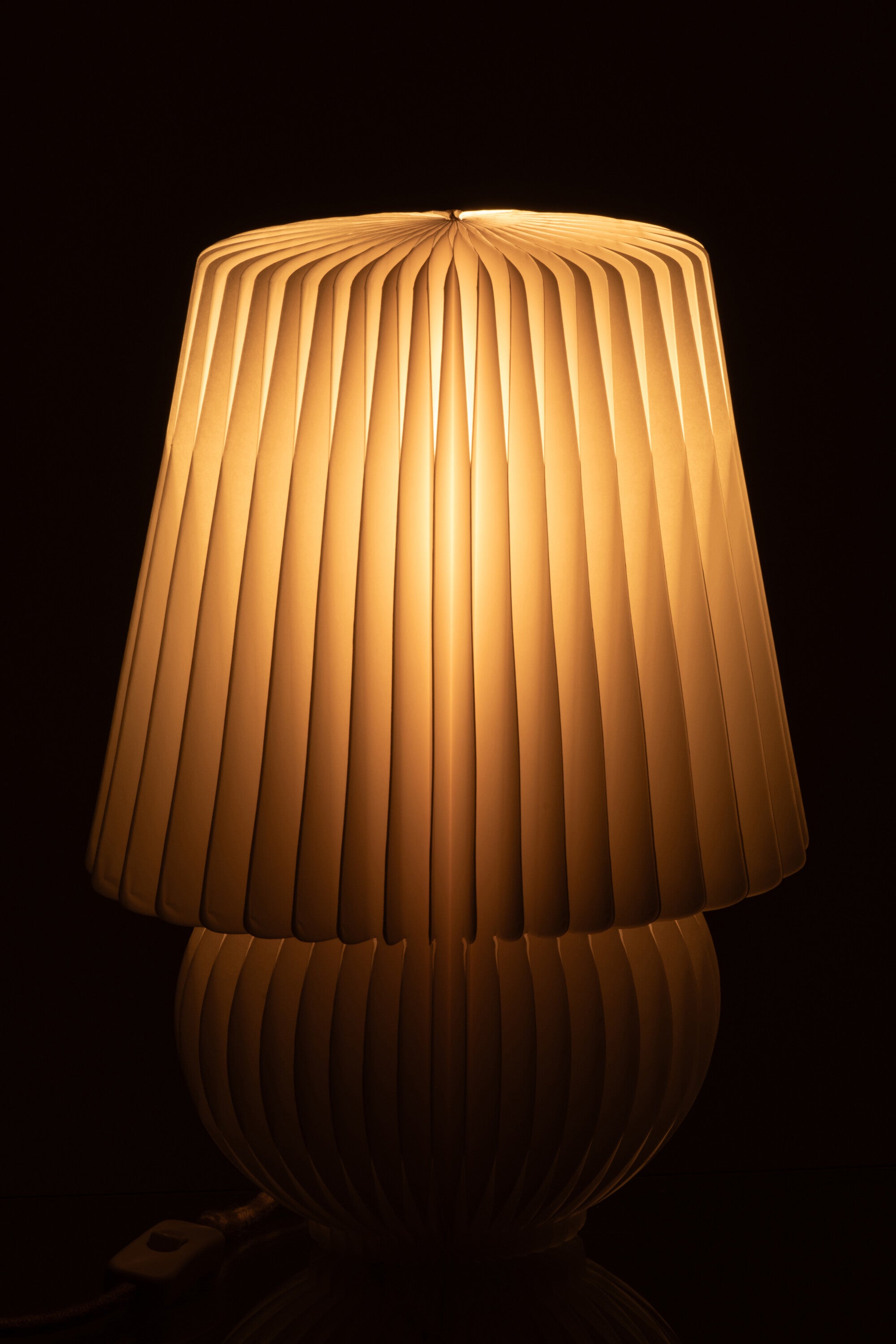 J-Line lampenkap Vouwbaar - papier - gebroken wit