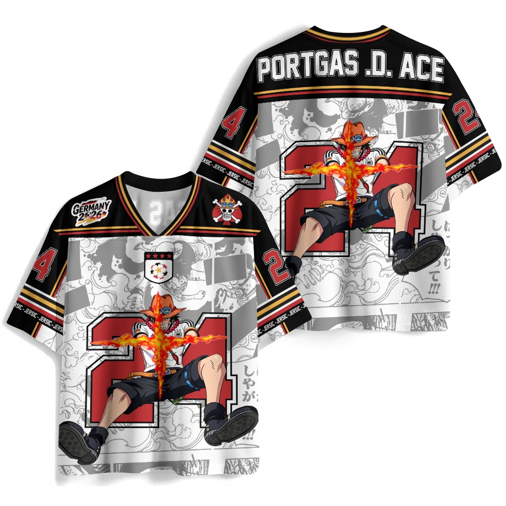 One Piece Anime Football Jersey