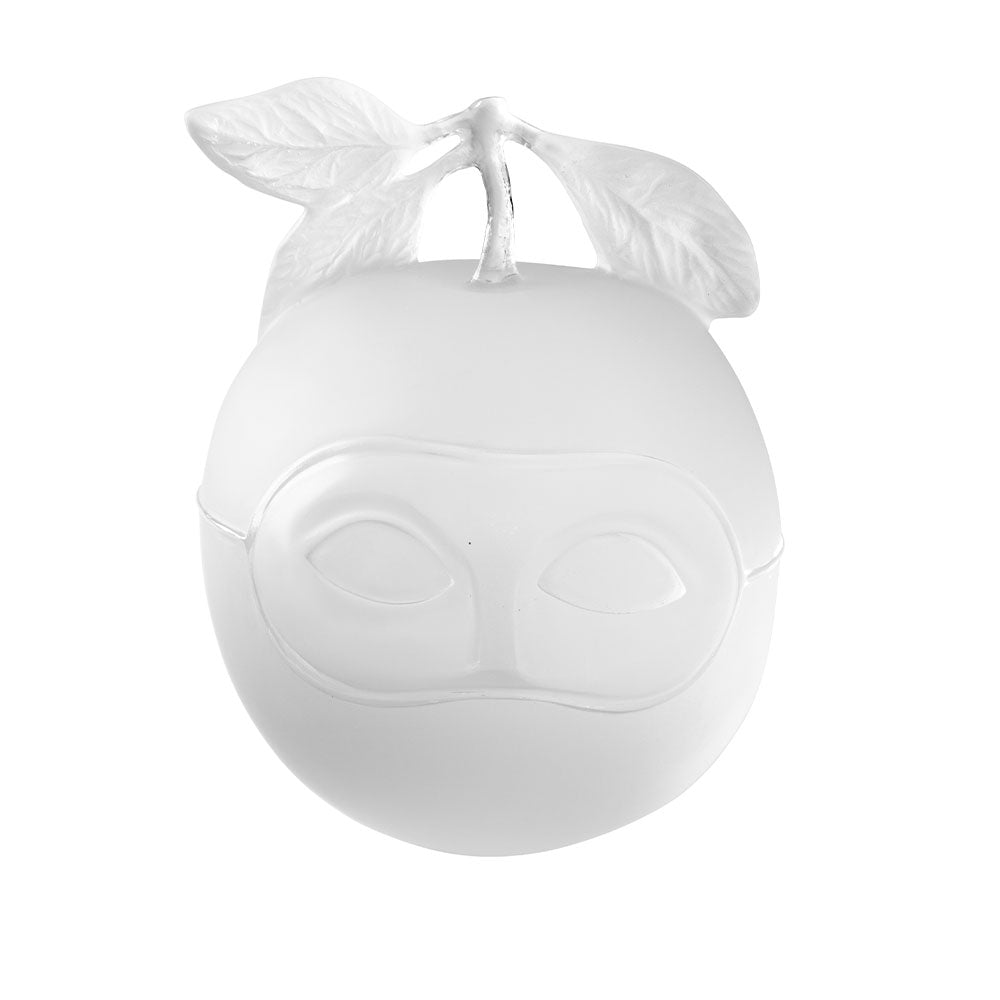 LE PRÊTRE MARIÉ - POMME GAUCHE RENÉ MAGRITTE ET LALIQUE 2023 - CRISTAL INCOLORE, TECHNIQUE DE LA CIRE PERDUE