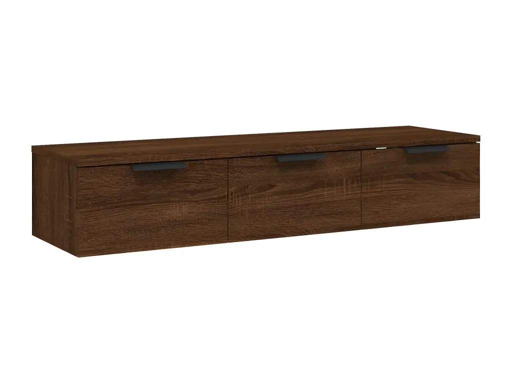 Armario de pared Mobtrendy de ingeniería Mobtrendy marrón 102x30x20 cm emtk41374