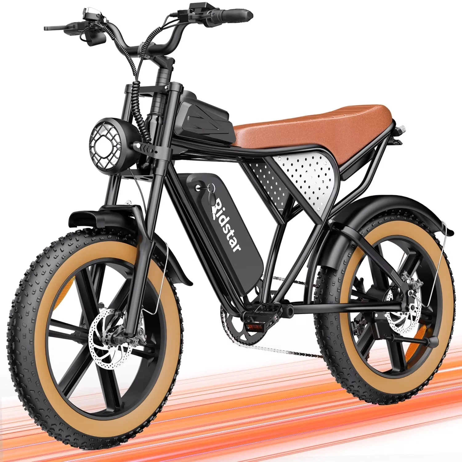 1500W Electric Mountain Bike 48V 20Ah, 20 inch Fat Tires, Shimano 7-Speed, Full Suspension - q20-1500w - Image 5 1500W Electric Mountain Bike 48V 20Ah, 20 inch Fat Tires, Shimano 7-Speed, Full Suspension - q20-1500w - Image 5