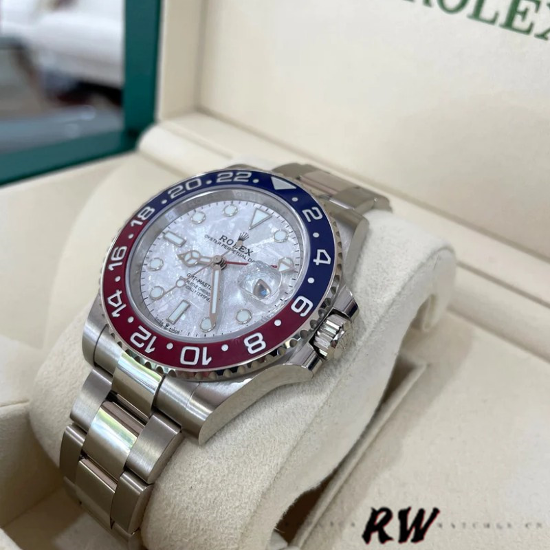 Rolex GMT-Master II 126719 White Gold Meteorite Grey Dial 40mm Mens Replica Watch