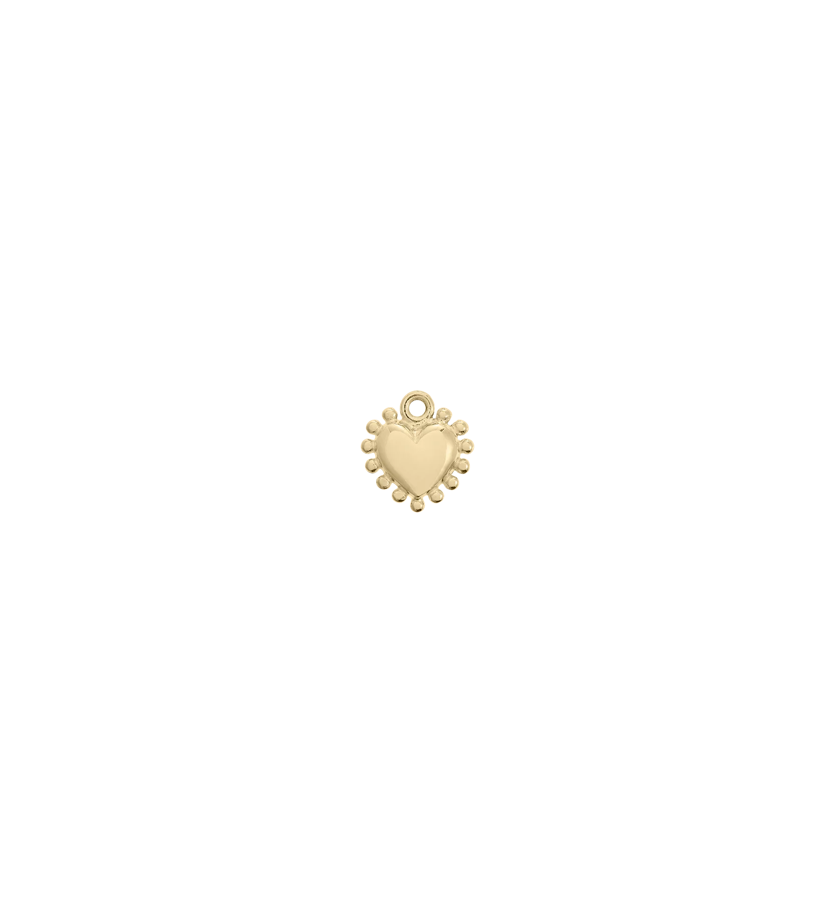 Tiny Adoration Charm 14K