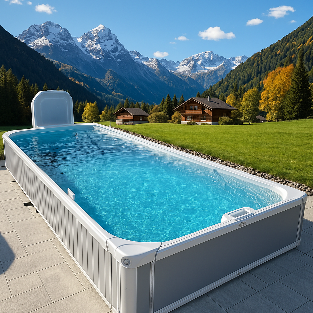 piscina tubular rectangular, piscina desmontable rectangular gris/blanco, gris/blanco, metal y PVC, jardín y exteriores, 732x366x132 cm