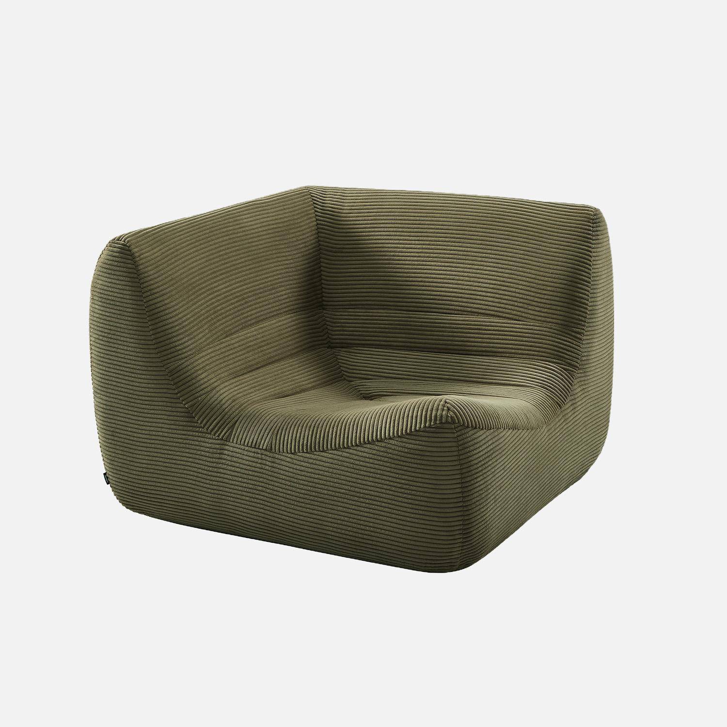 Sokol pana - Sillón esquinero de pana